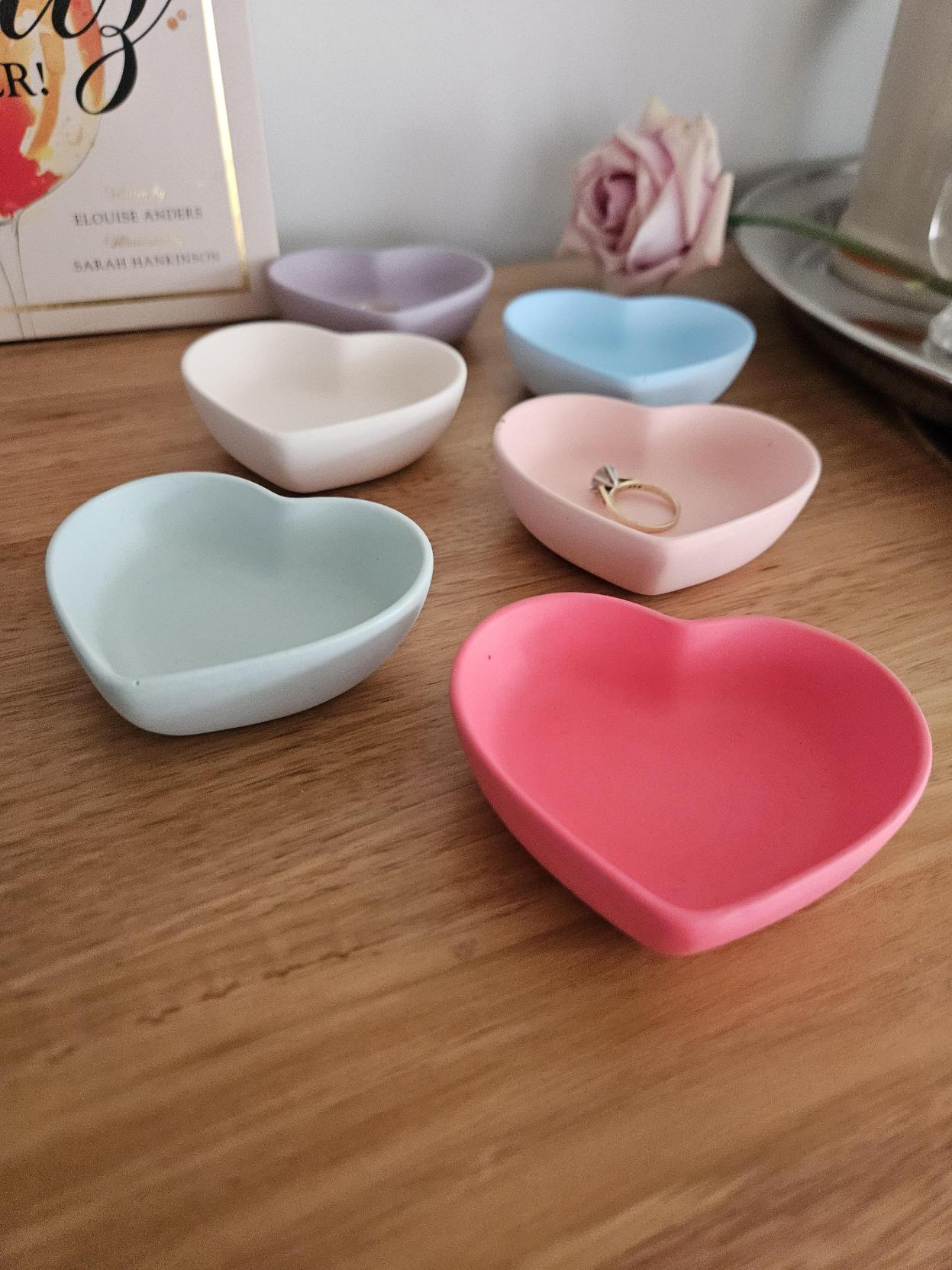 Heart trinket dish