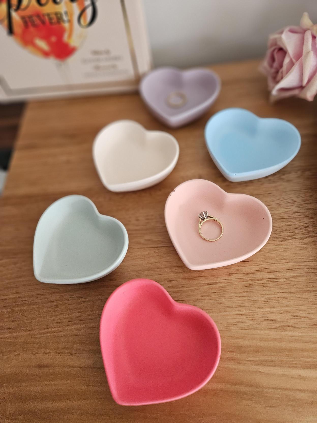 Heart trinket dish