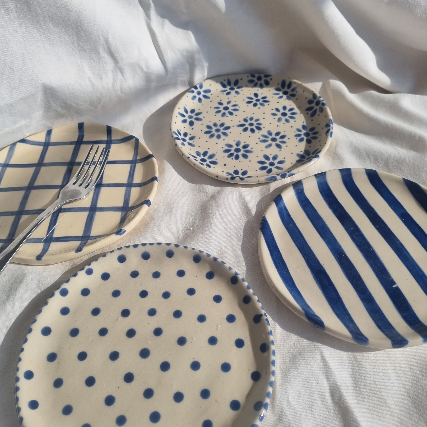 Set of Four - cake plates