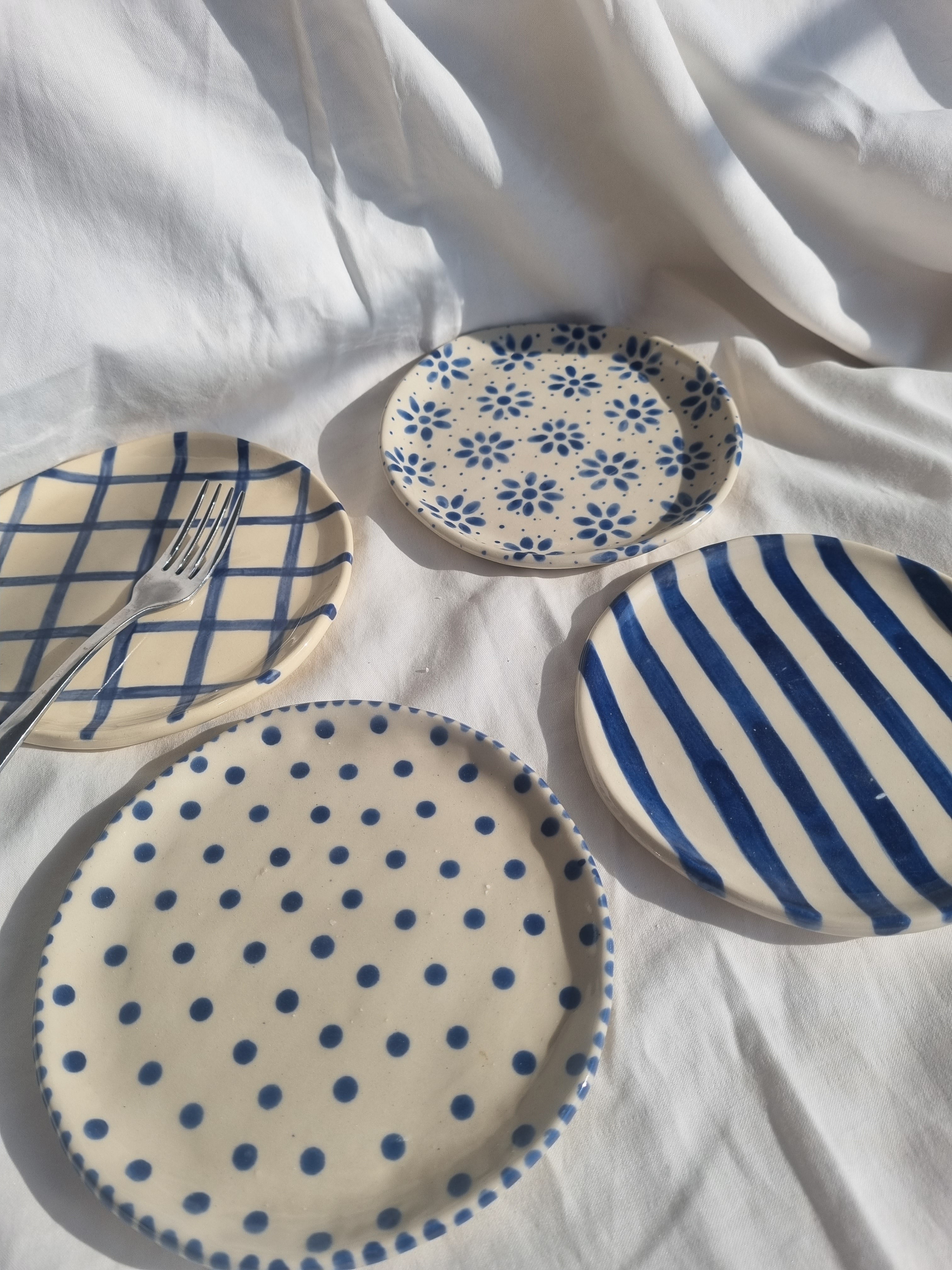 Set of Four - cake plates