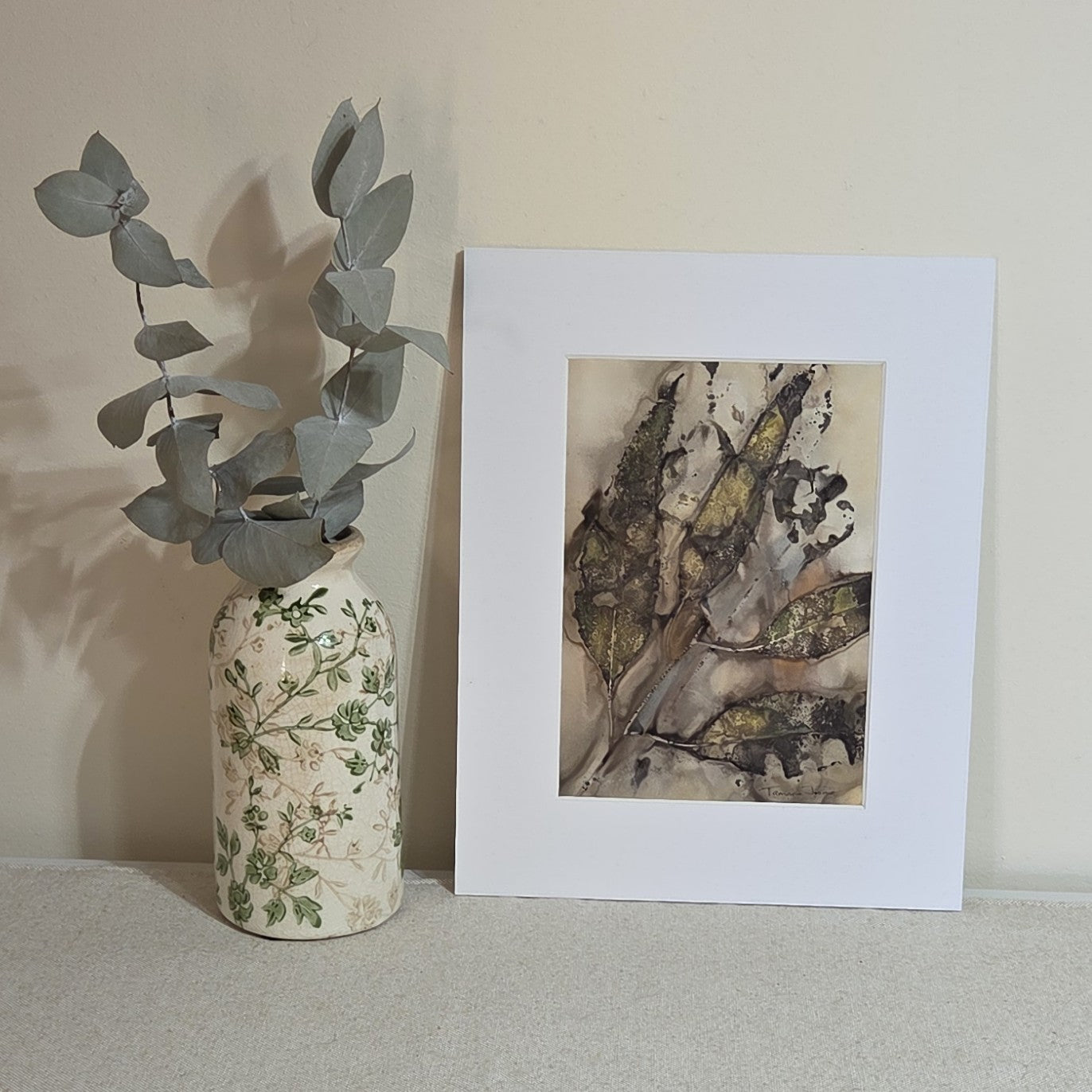 Wild Impressions ~ Set of 3 Original Botanical Artworks  - Eco Print & Watercolour