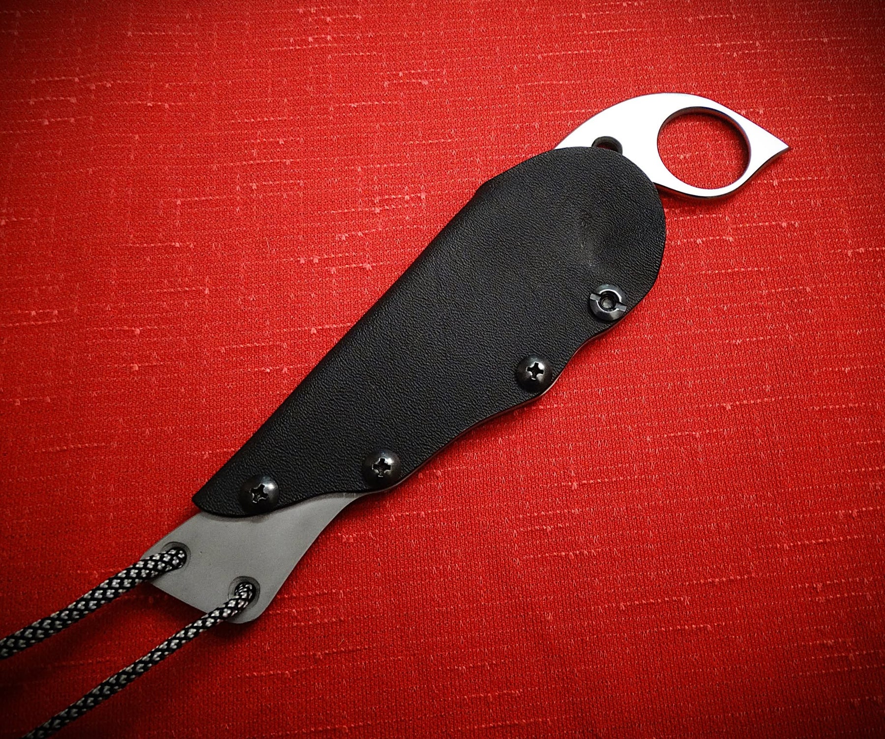 Neck knife fixed blade utility camping outdoor knife blade