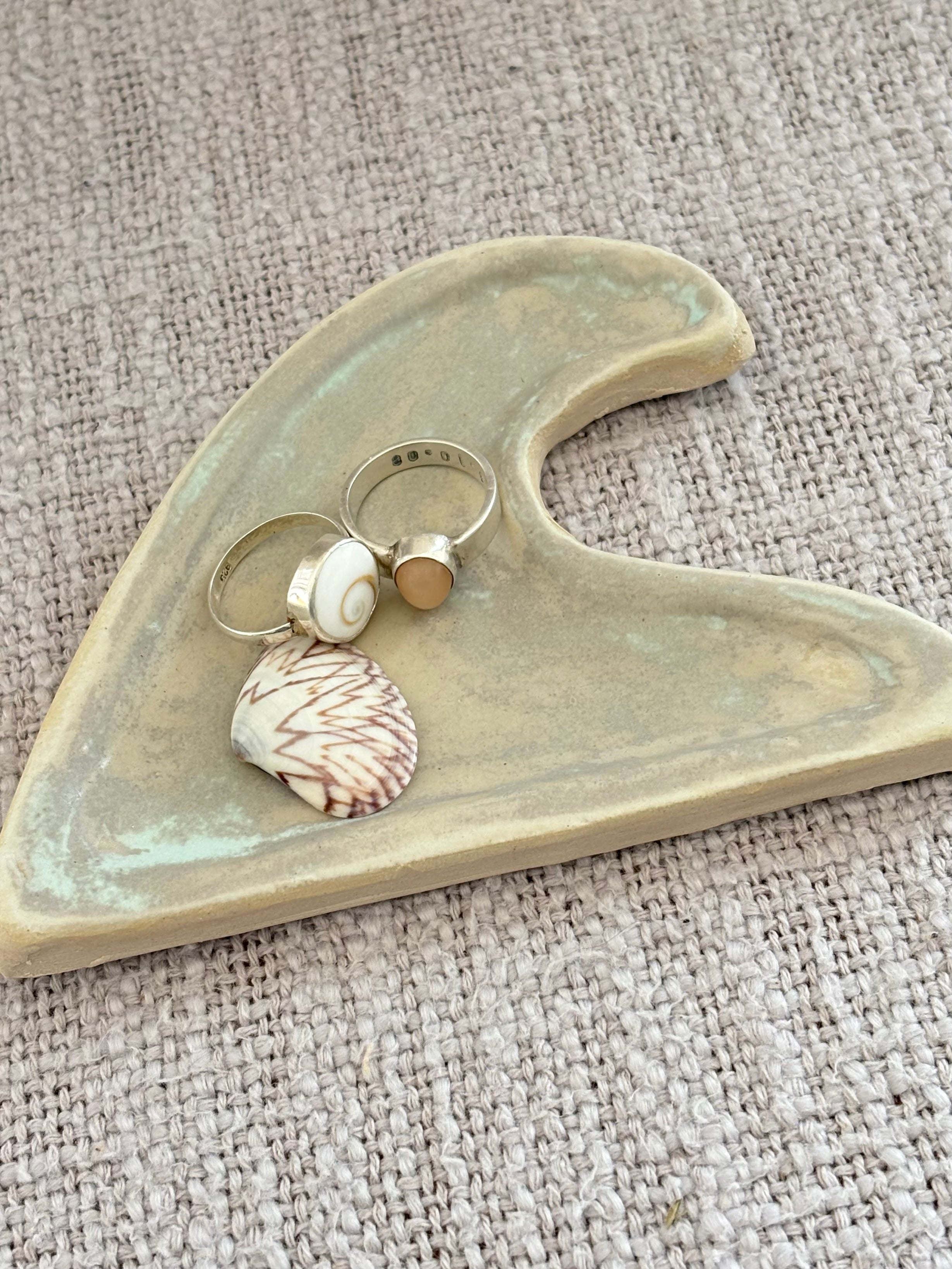 Wave trinket tray ~ Seafoam