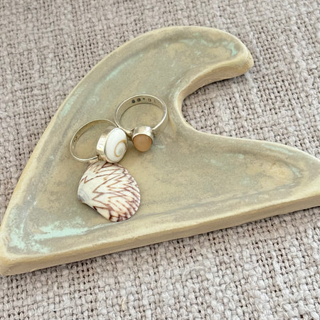 Wave trinket tray ~ Seafoam
