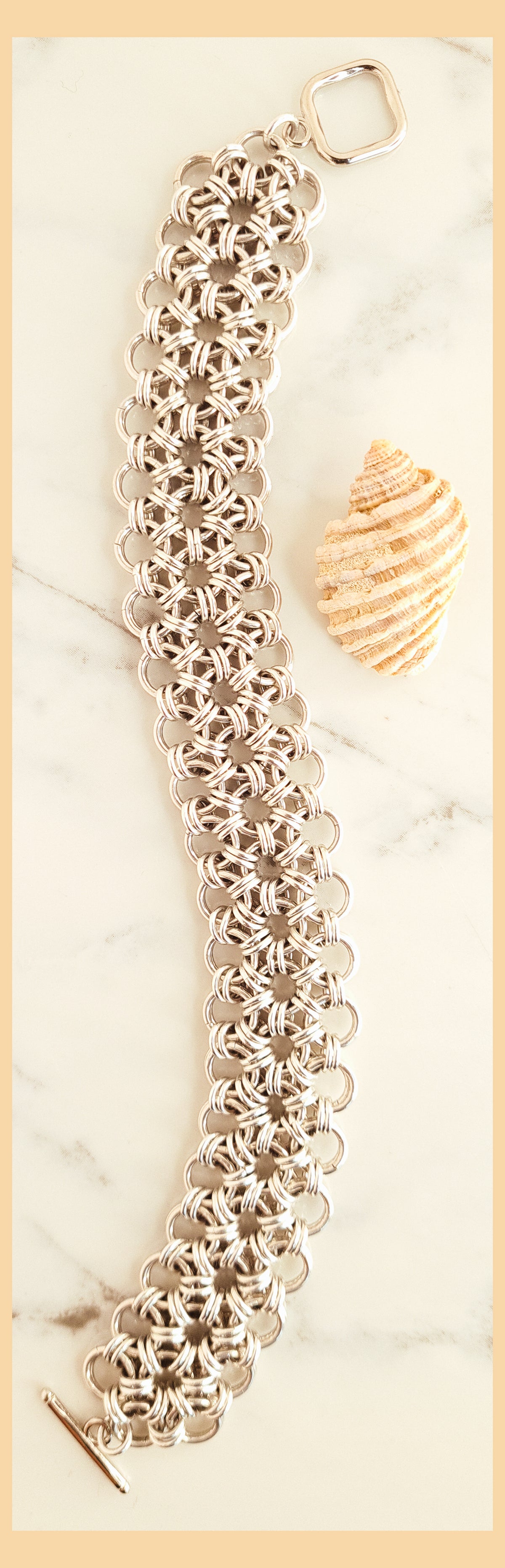 Chainmaille Japanese 12 in 2 Bracelet