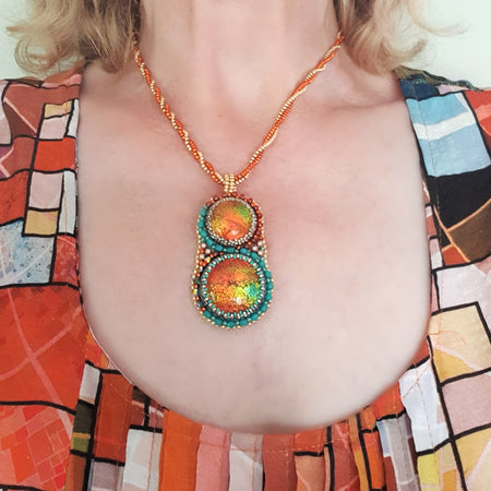 Sunset Pendant Necklace