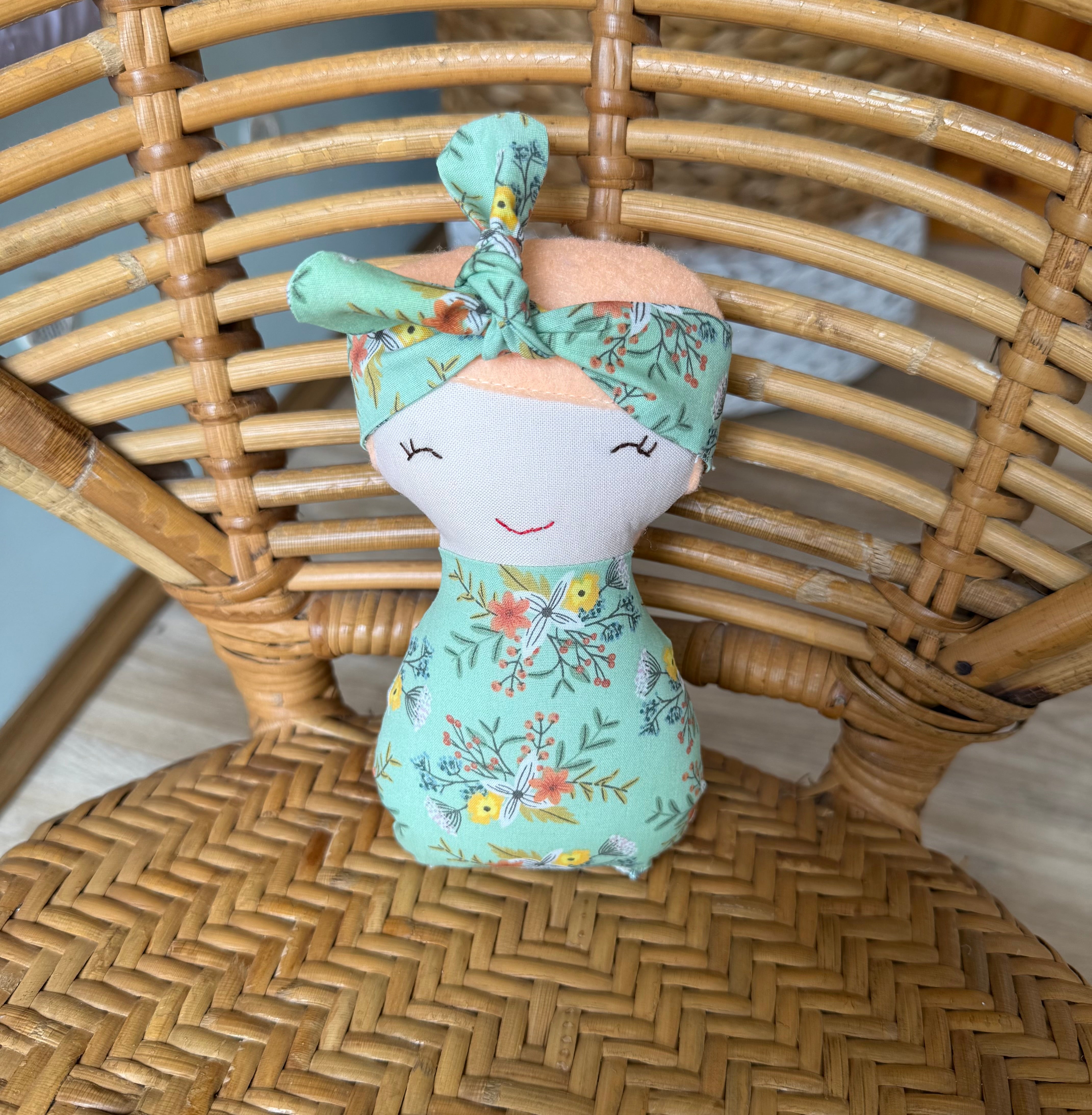 Baby doll and carry baskets playset