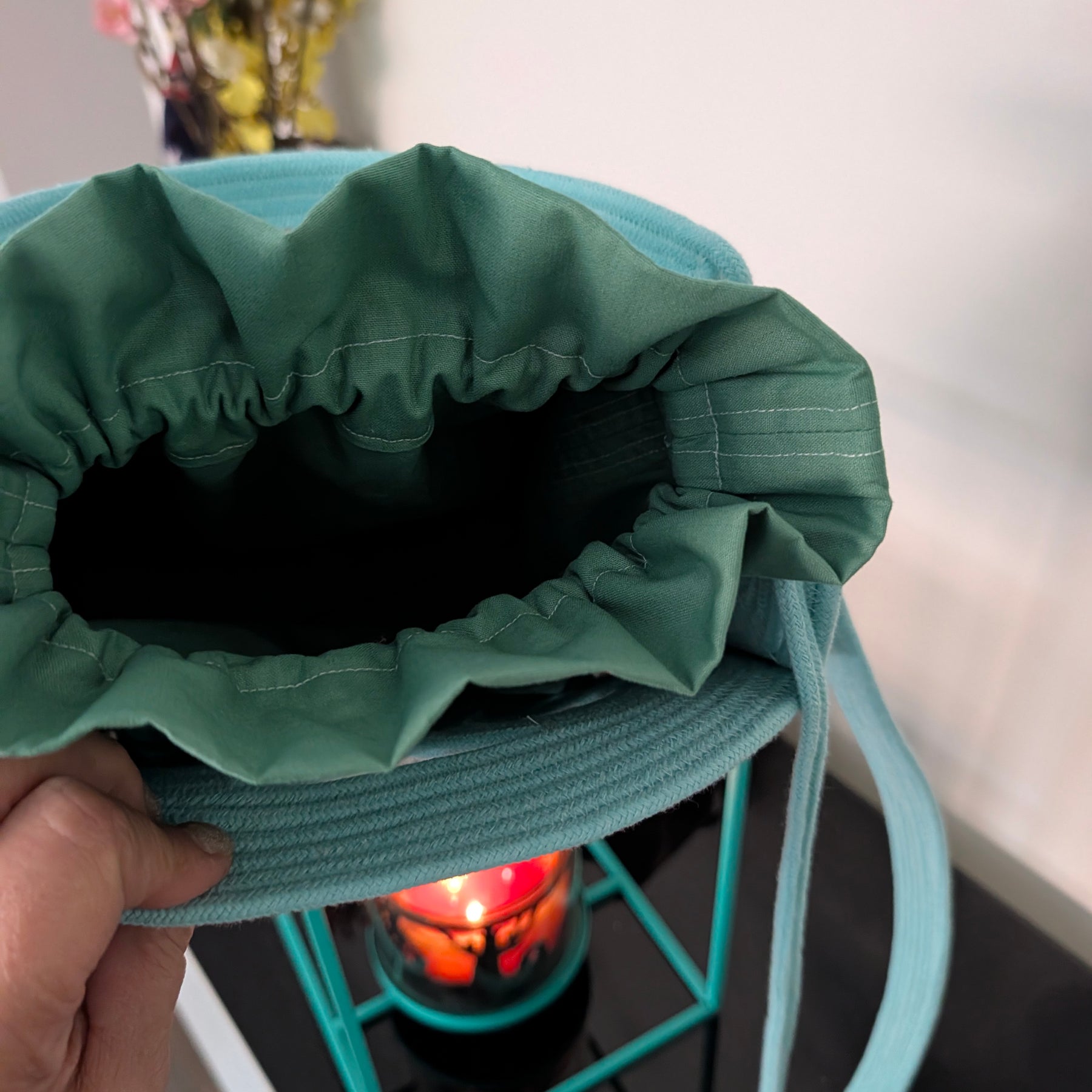 "Breeze" (M) Handmade Cotton Cord Bag