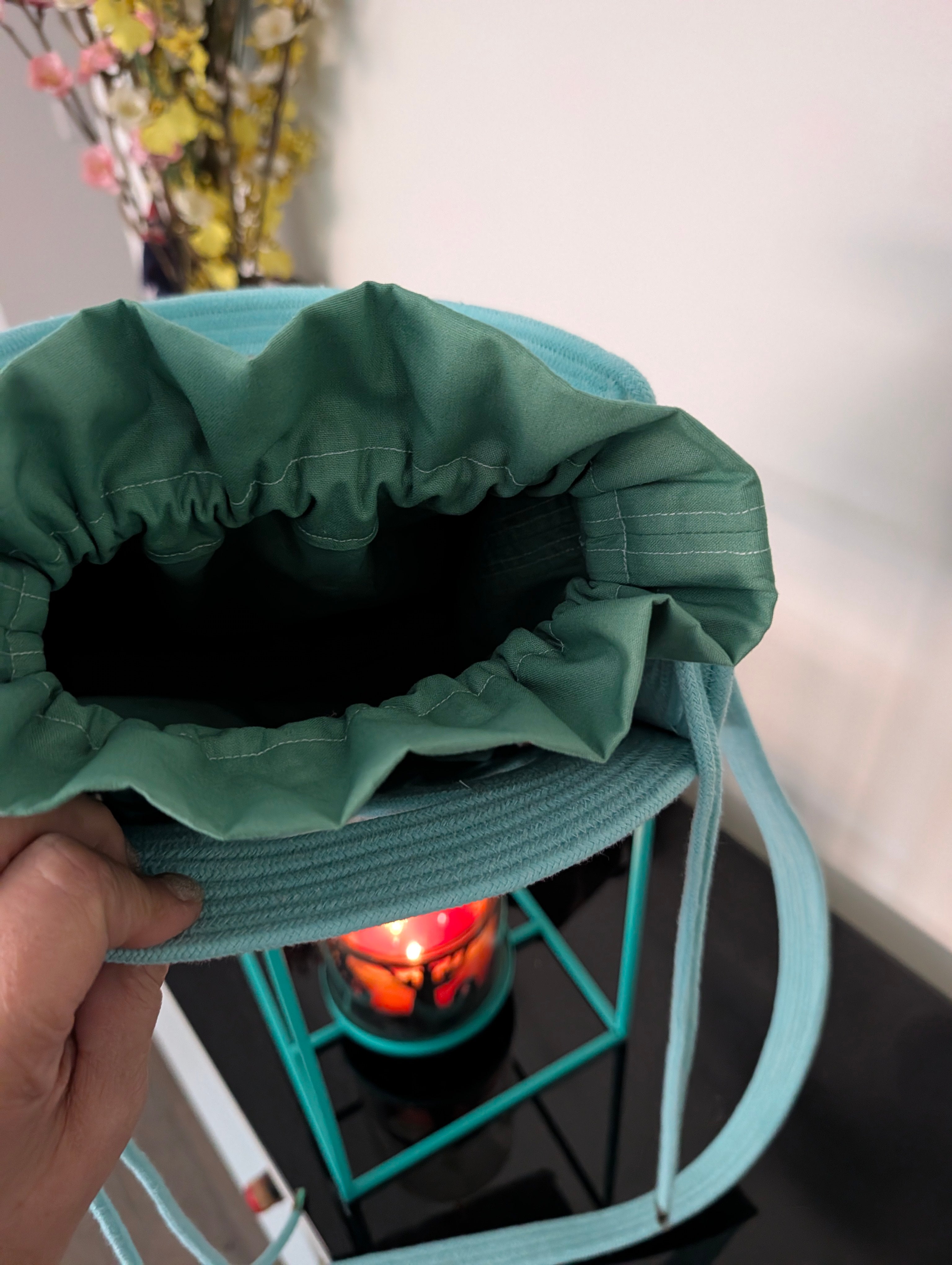 "Breeze" (M) Handmade Cotton Cord Bag