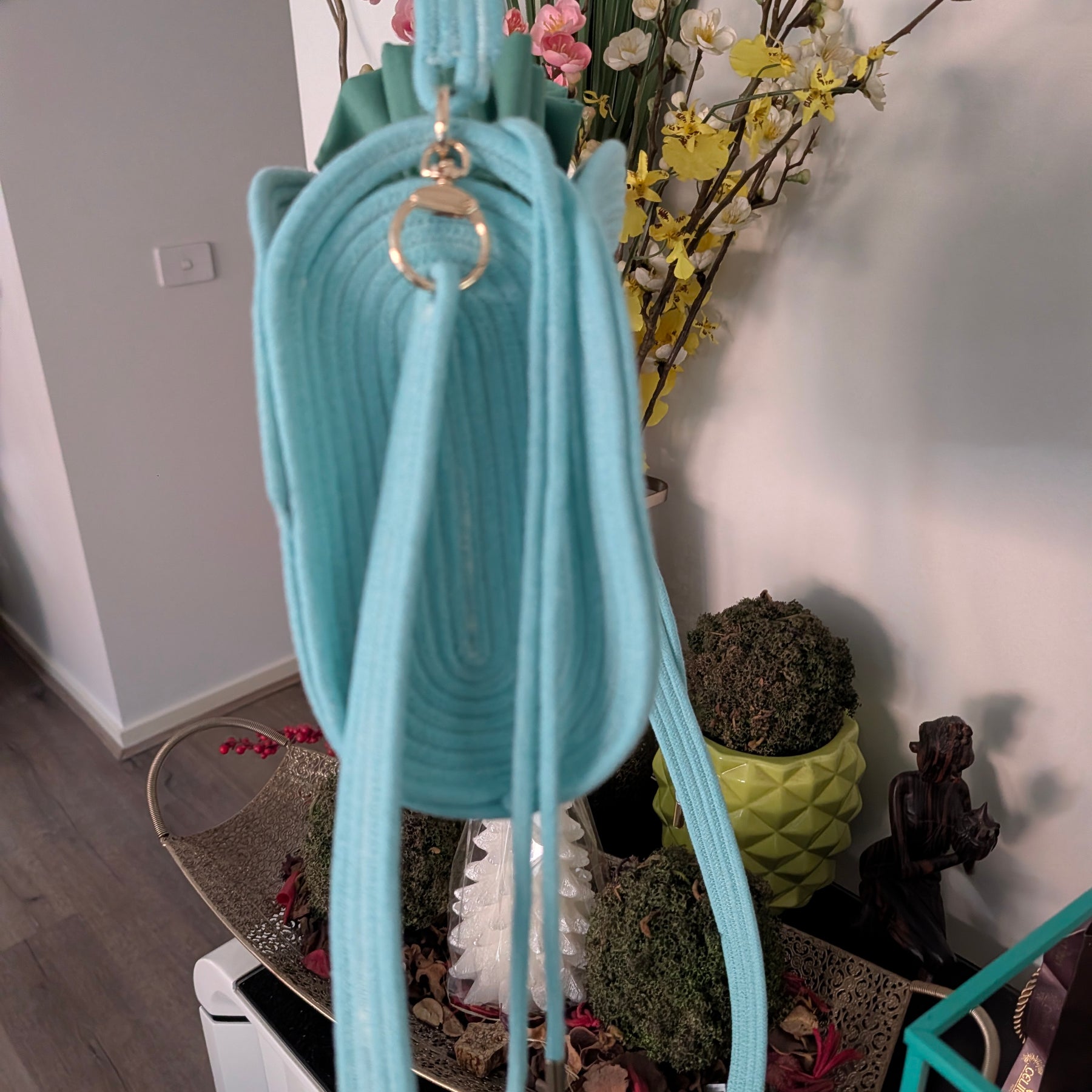 "Breeze" (M) Handmade Cotton Cord Bag
