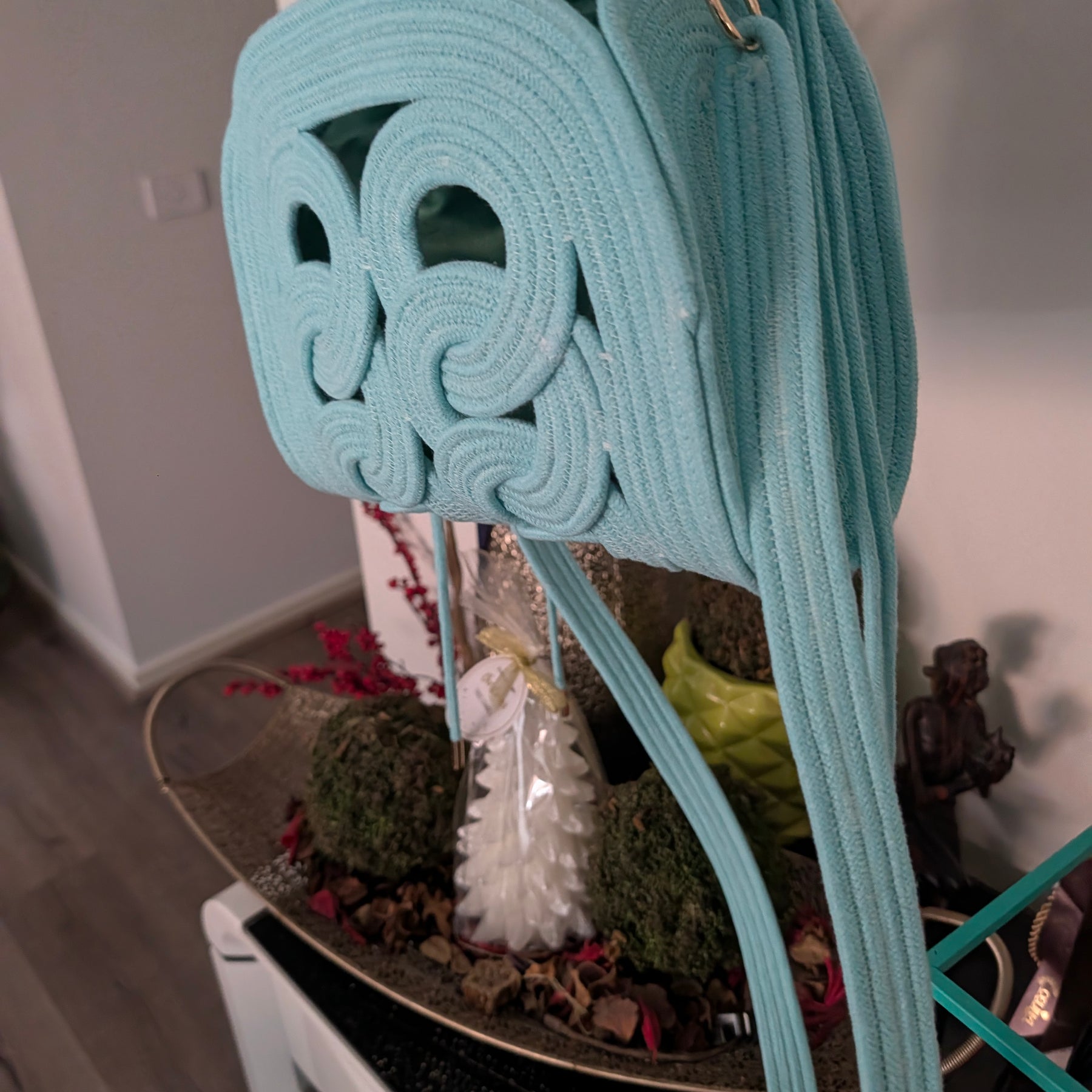 "Breeze" (M) Handmade Cotton Cord Bag