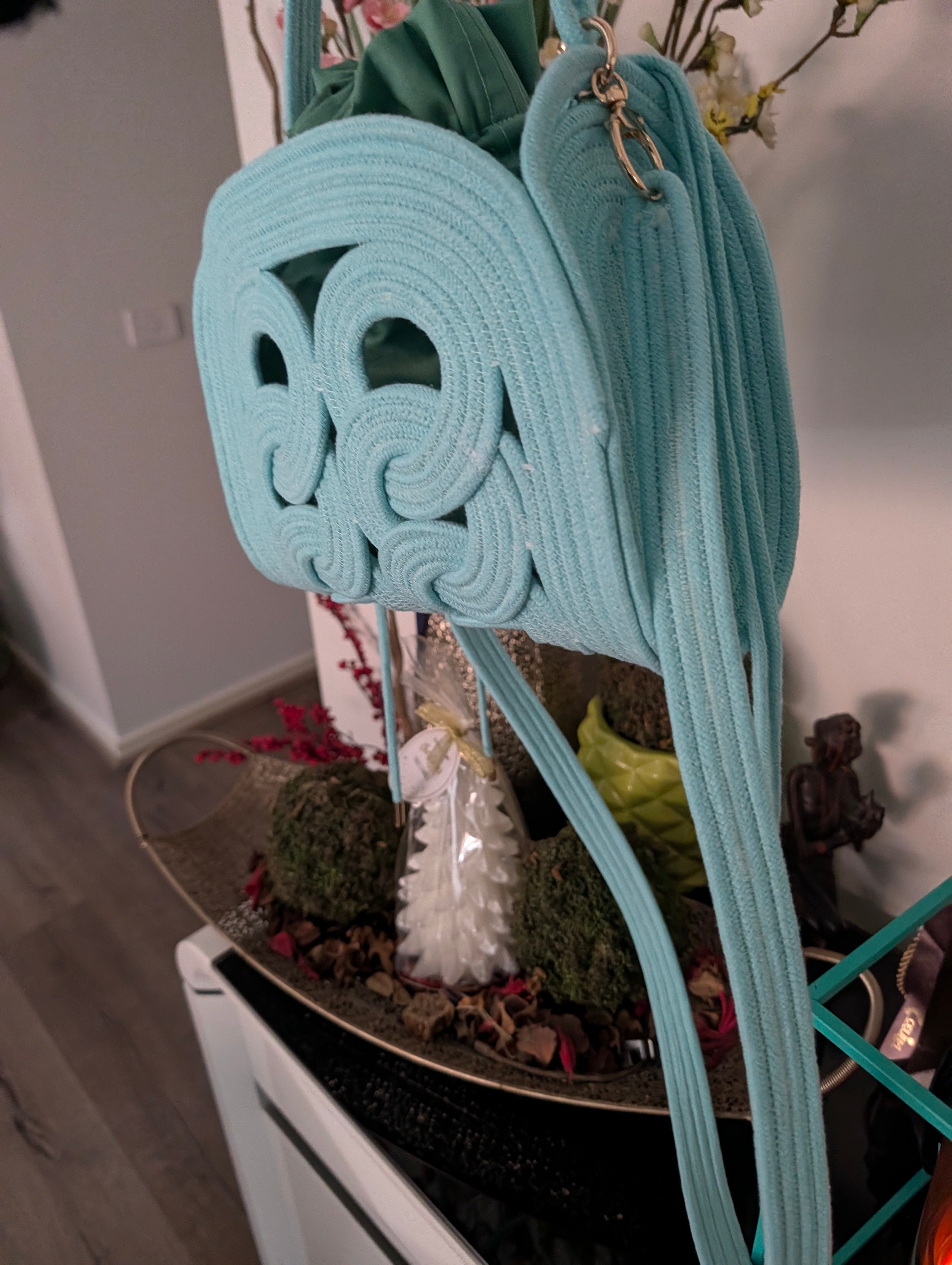 "Breeze" (M) Handmade Cotton Cord Bag