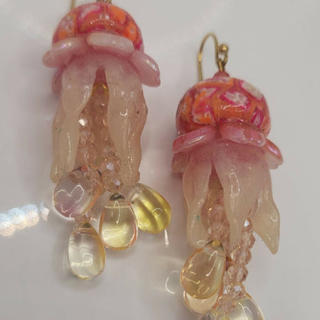 Jellyfish (pink and orange)