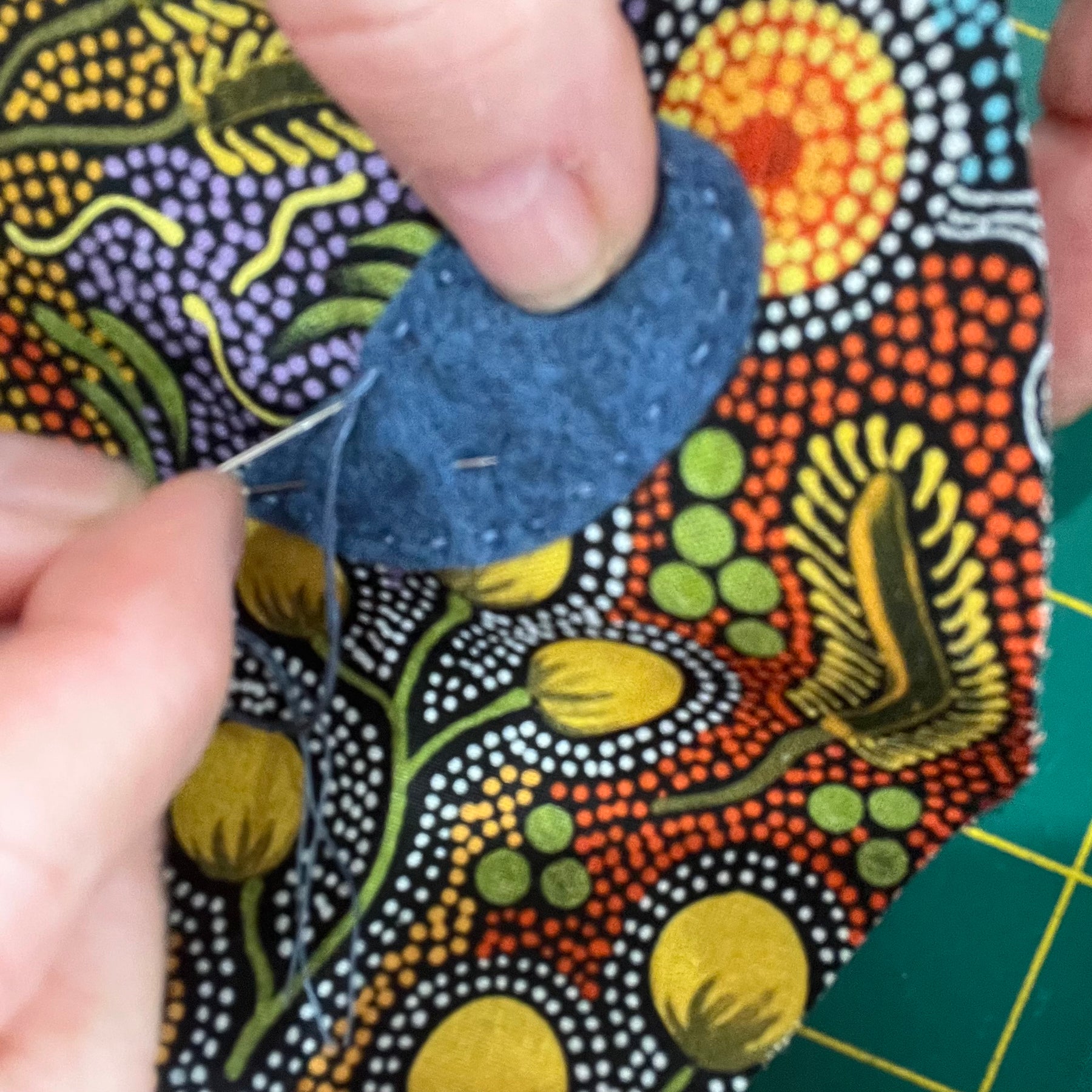 Handmade Fabric Kookaburra