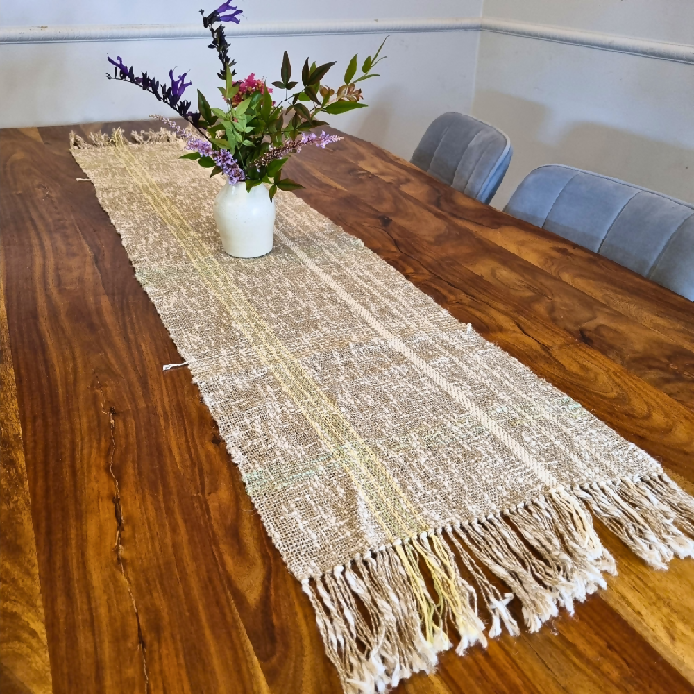 australian-artist-handmade-handwoven-cotton-linen-natural-tablerunner-1