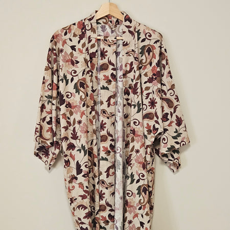 100% Cotton lightweight Dressing Gown in Autumn