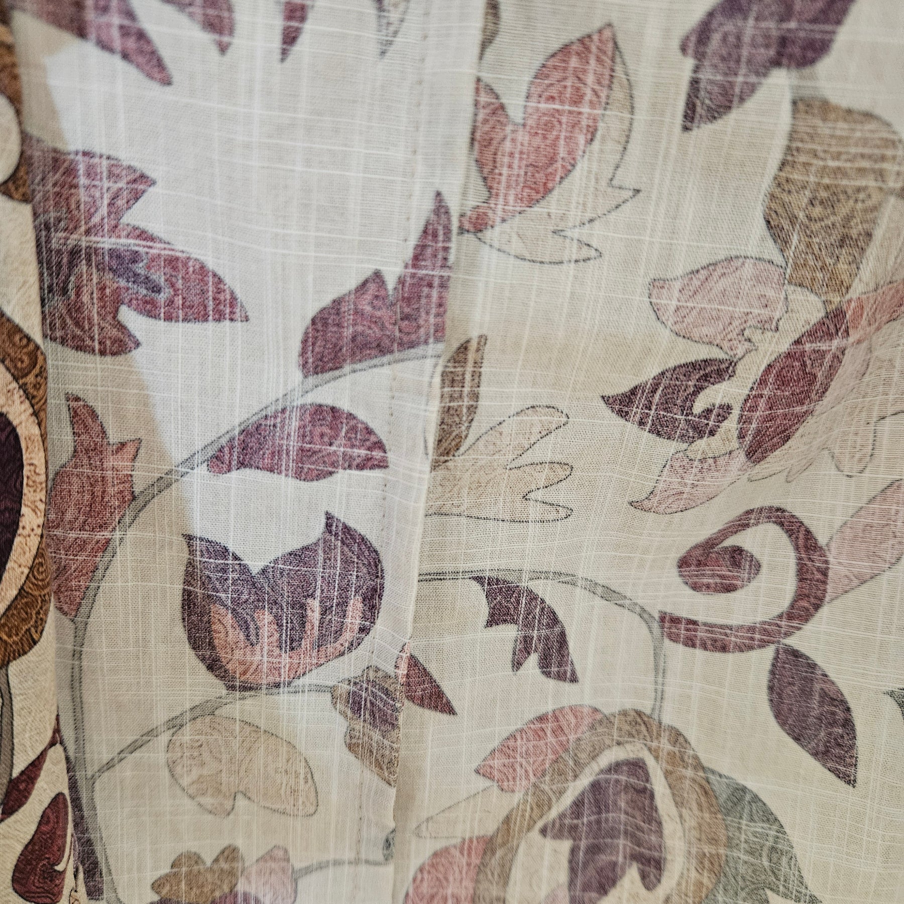 100% Cotton lightweight Dressing Gown in Autumn