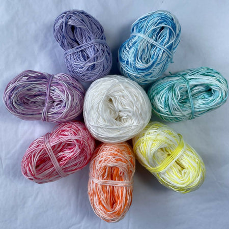 Mini Cotton Yarn cakes -Speckled