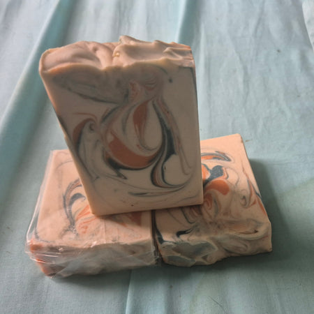 Handmade - 3 x Sweet Mandarin Soap Bar