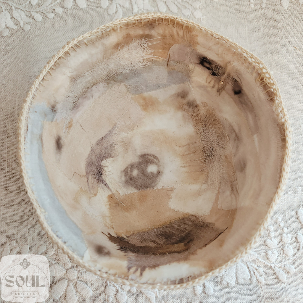 Textile Art Bowl – Natural & Earthy (6)
