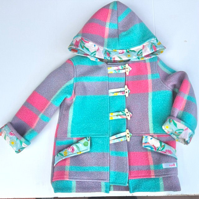 Australiana Upcycled Woollen Duffle jacket