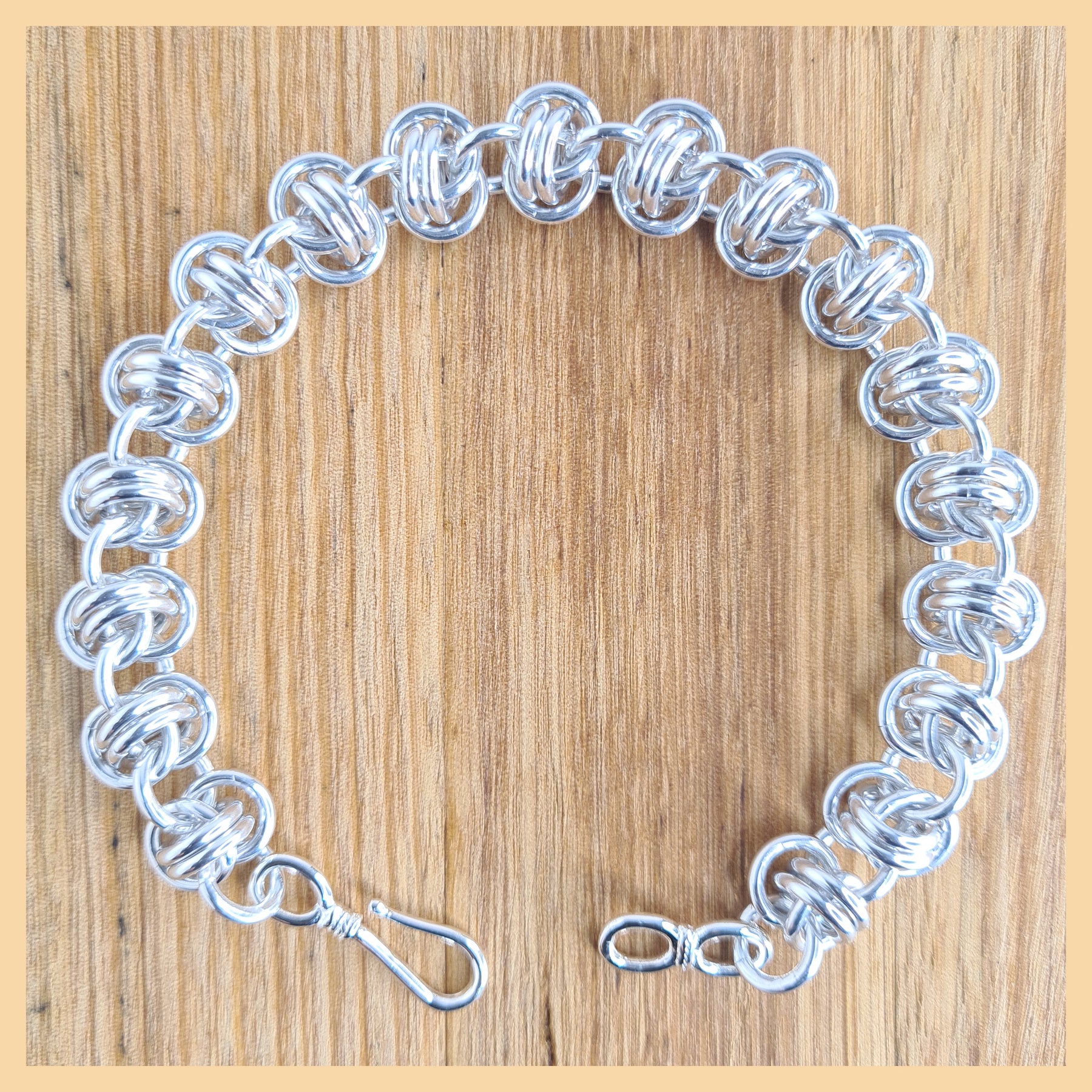 Chainmaille Barrel Weave Bracelet