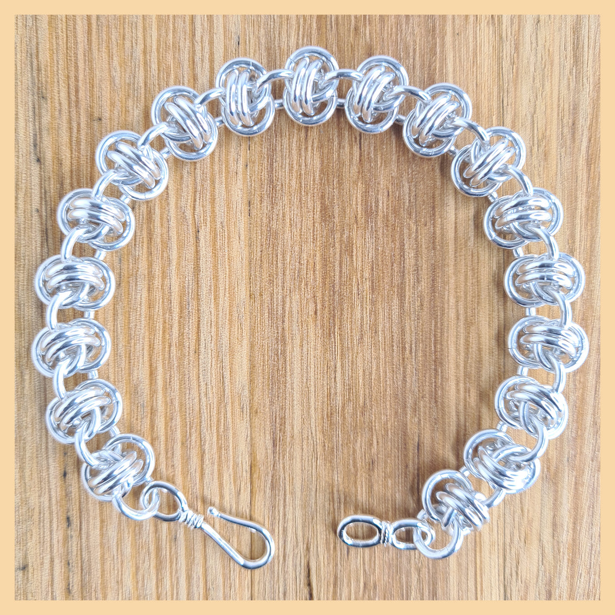 Chainmaille Barrel Weave Bracelet