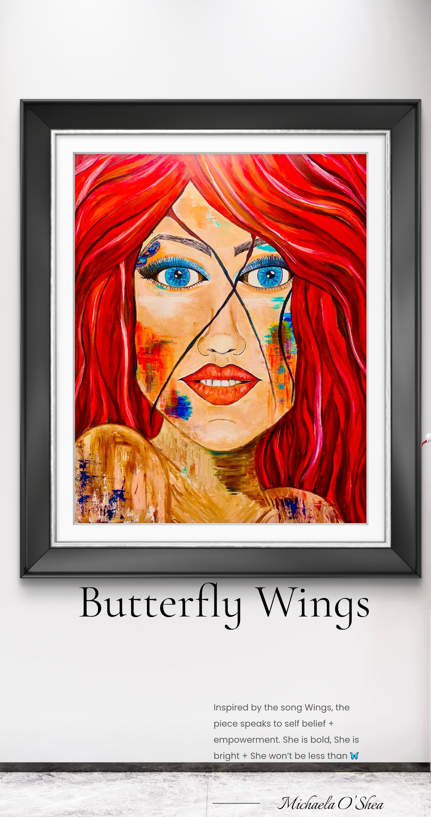 BUTTERFLY WINGS | XL Canvas Original Artwork