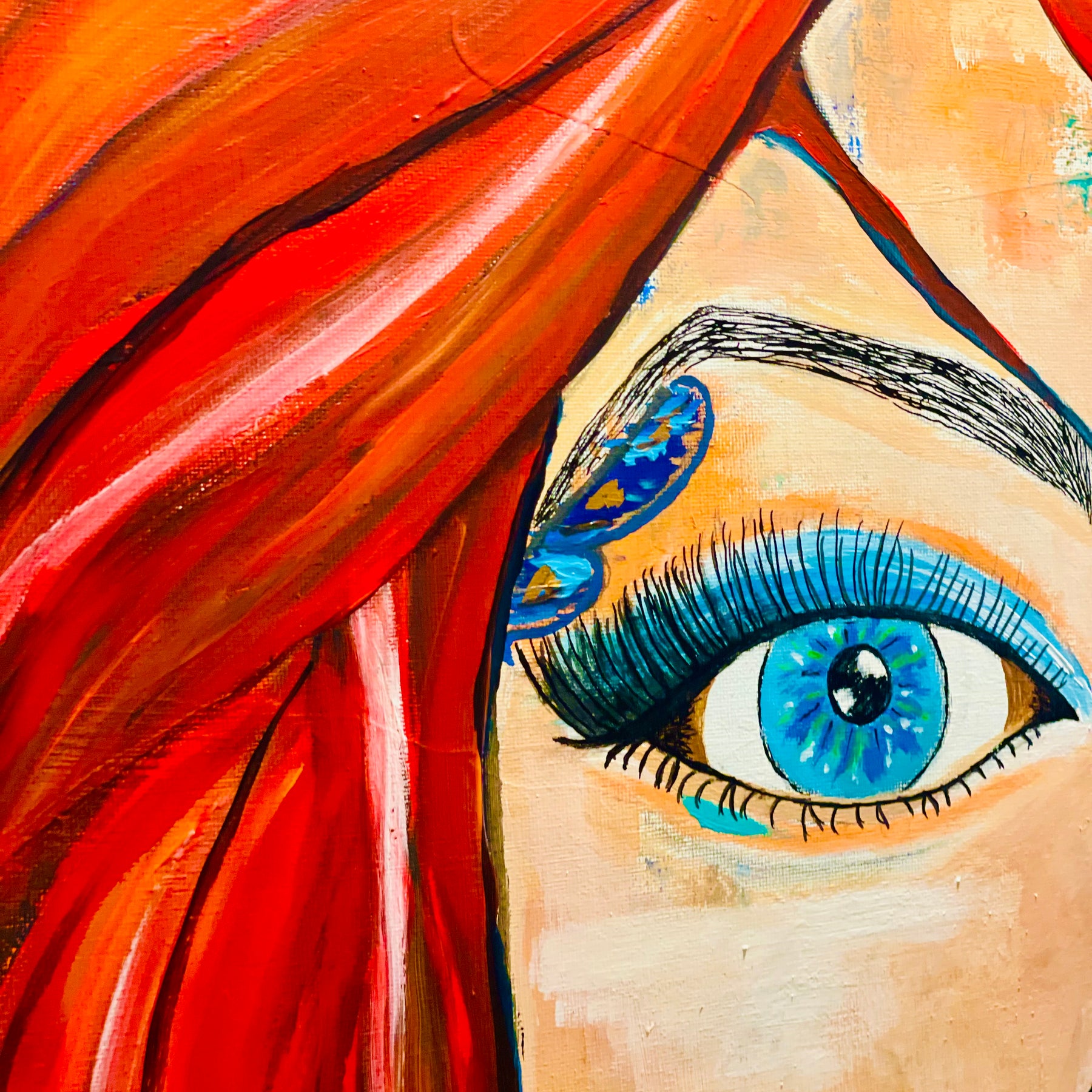 BUTTERFLY WINGS | XL Canvas Original Artwork