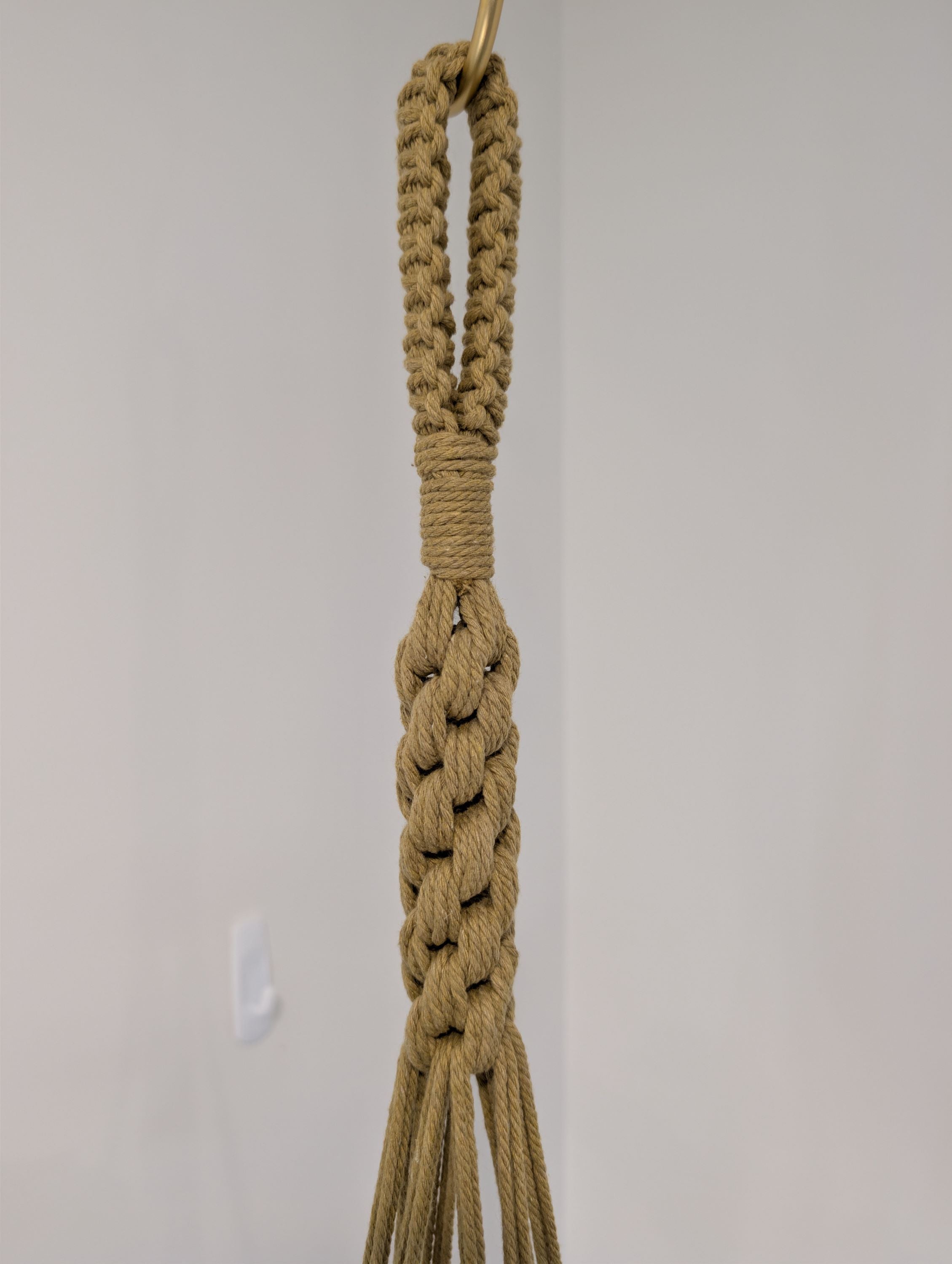 Macrame Plant Hanger - KIRALYNO with Sugargum Décor Shelf