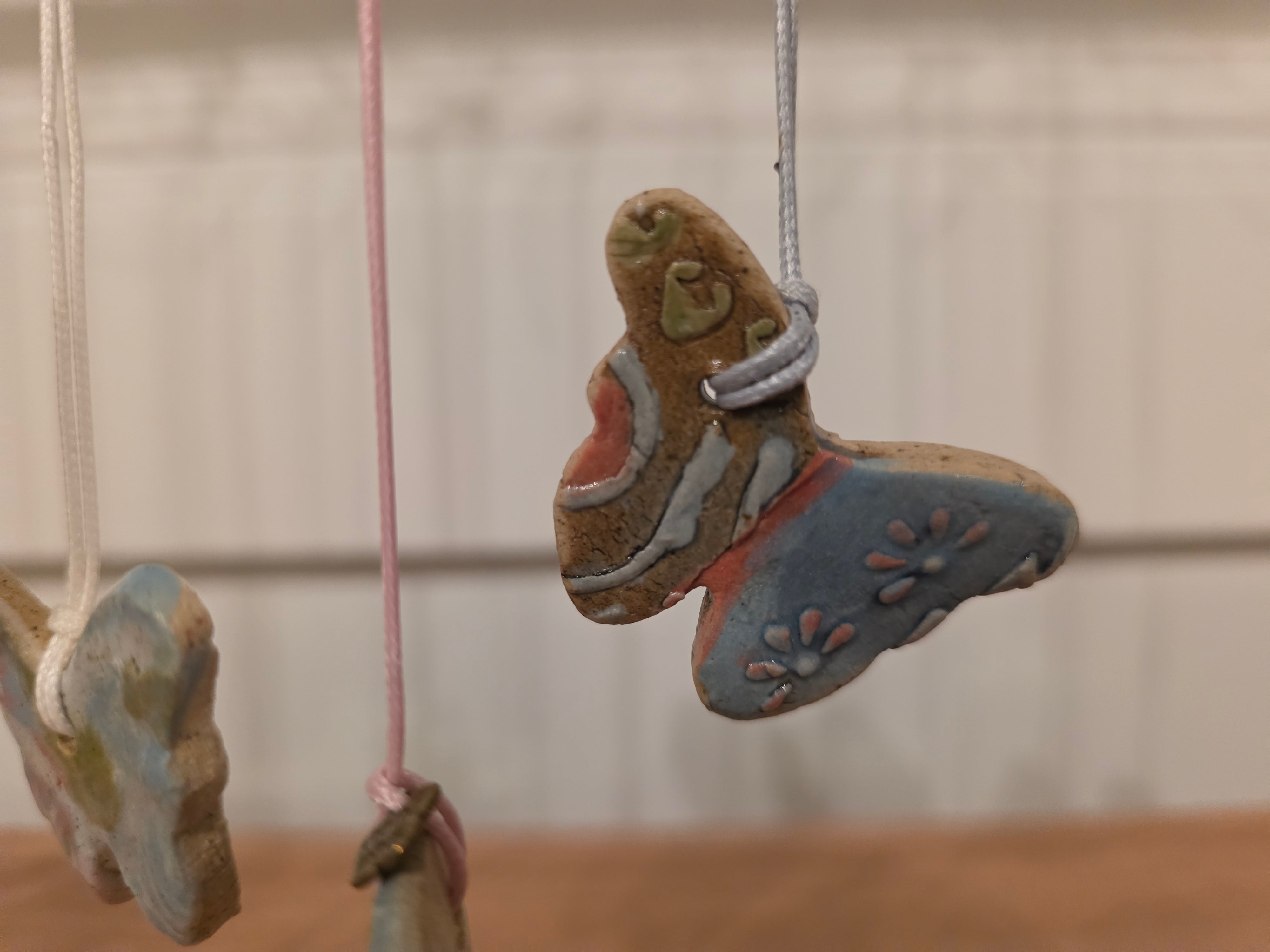 Handmade Sensory Ceramic Necklaces – $10 each + FREE SHIPPING 🦋