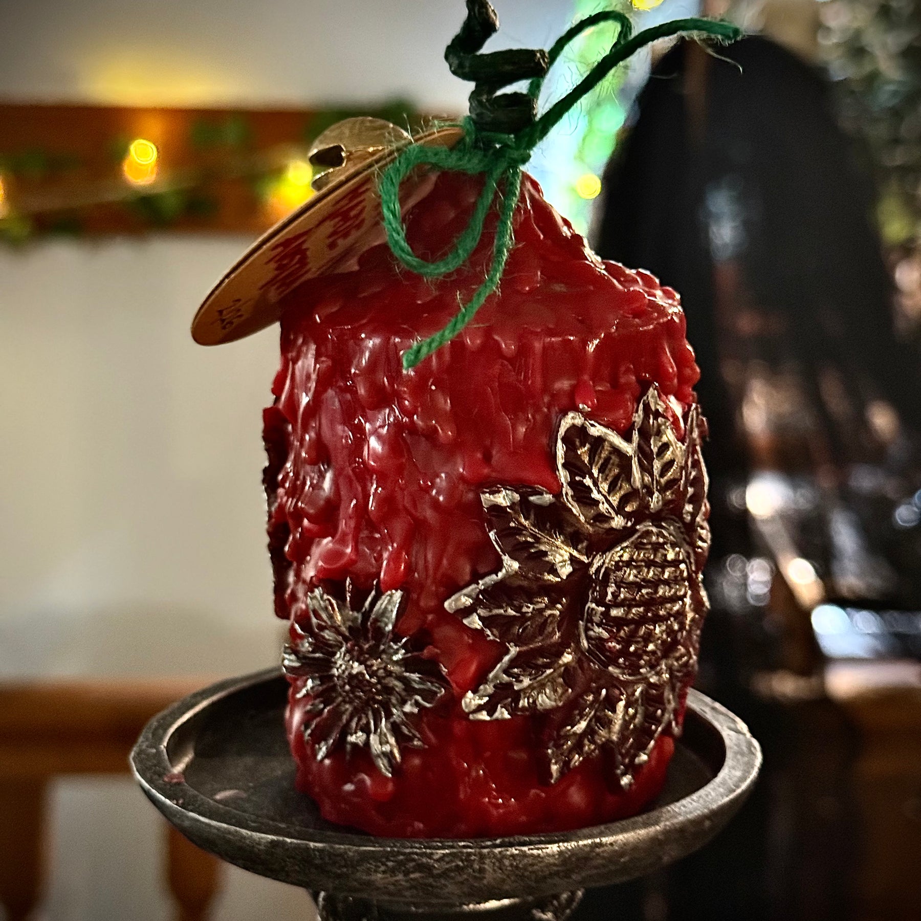 The Chloris Intention Spell Altar Ritual Beeswax Pillar Candle