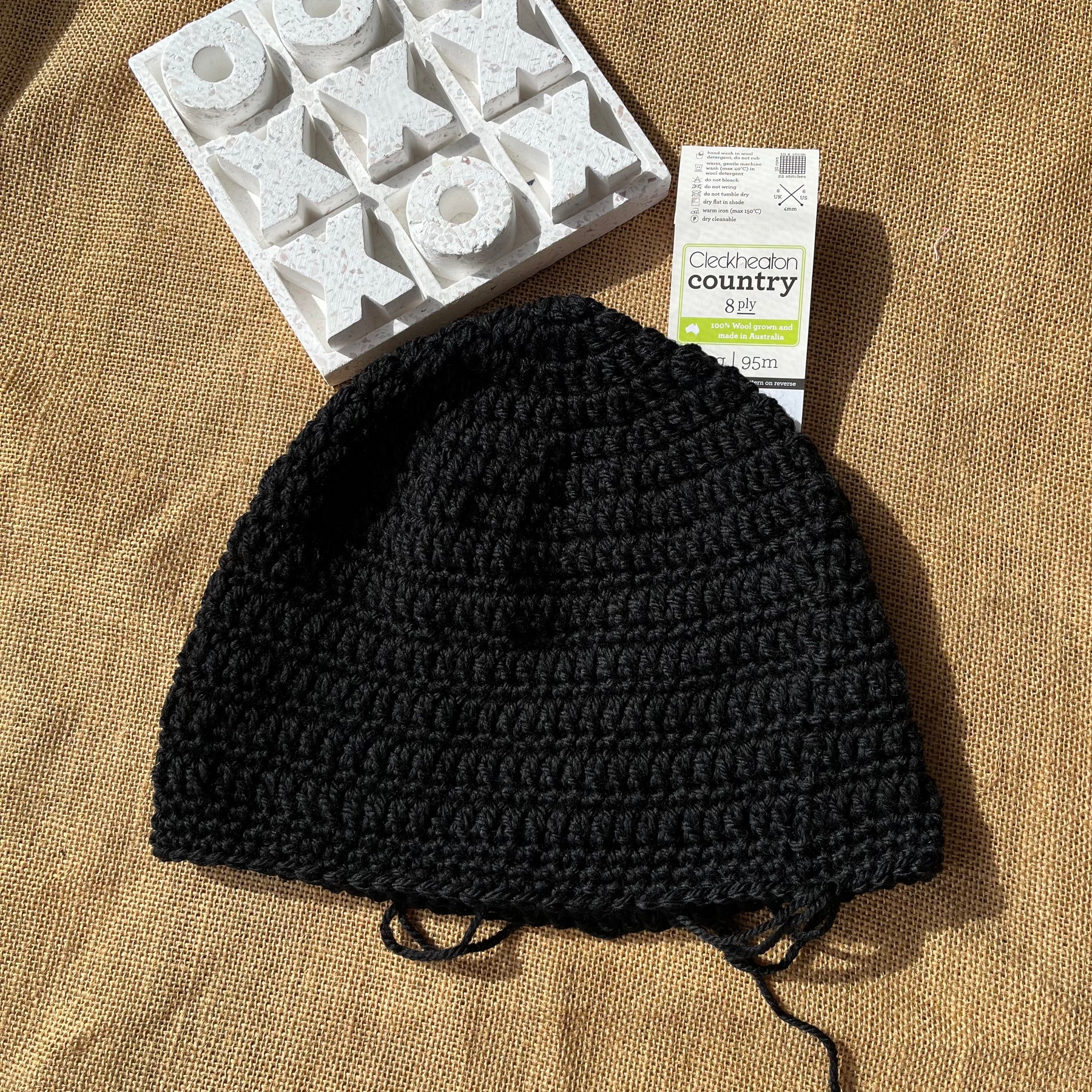 Custom order | black beanie