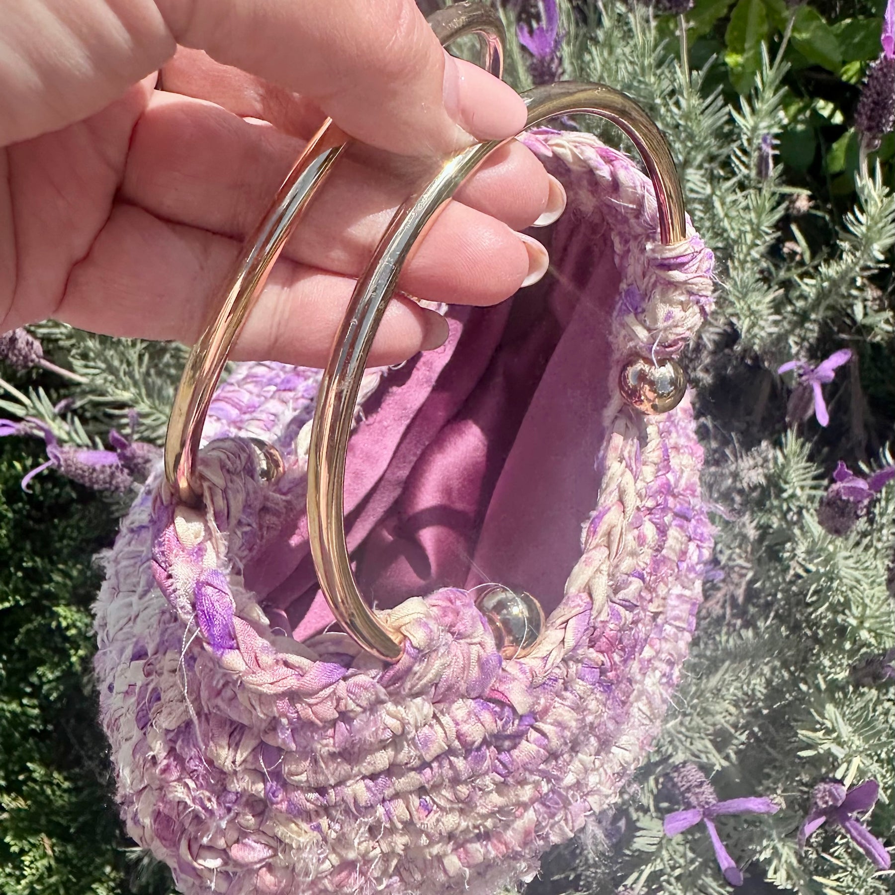 Cocoon Bag | Handcrafted Recycled Sari Silk Bag