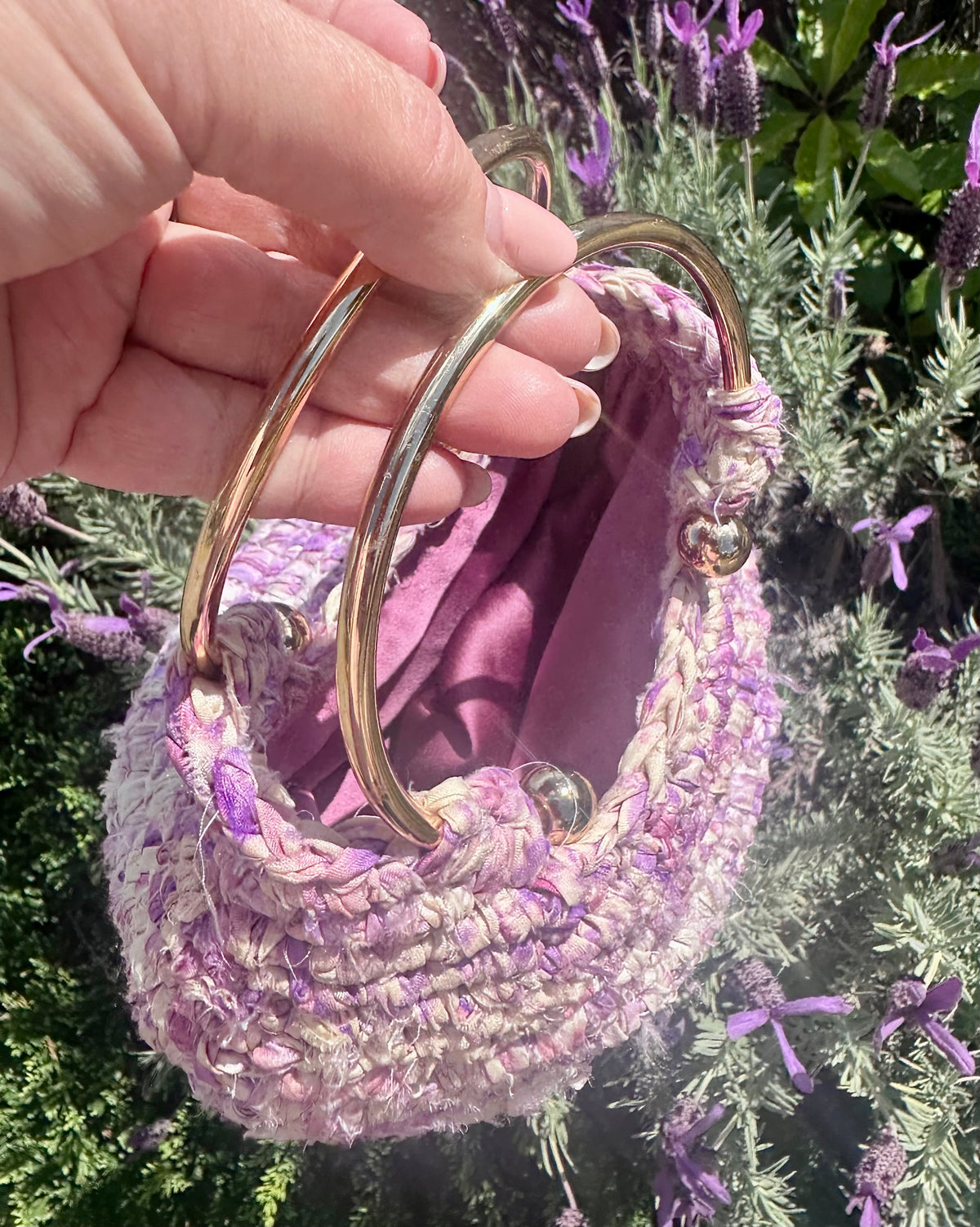 Cocoon Bag | Handcrafted Recycled Sari Silk Bag