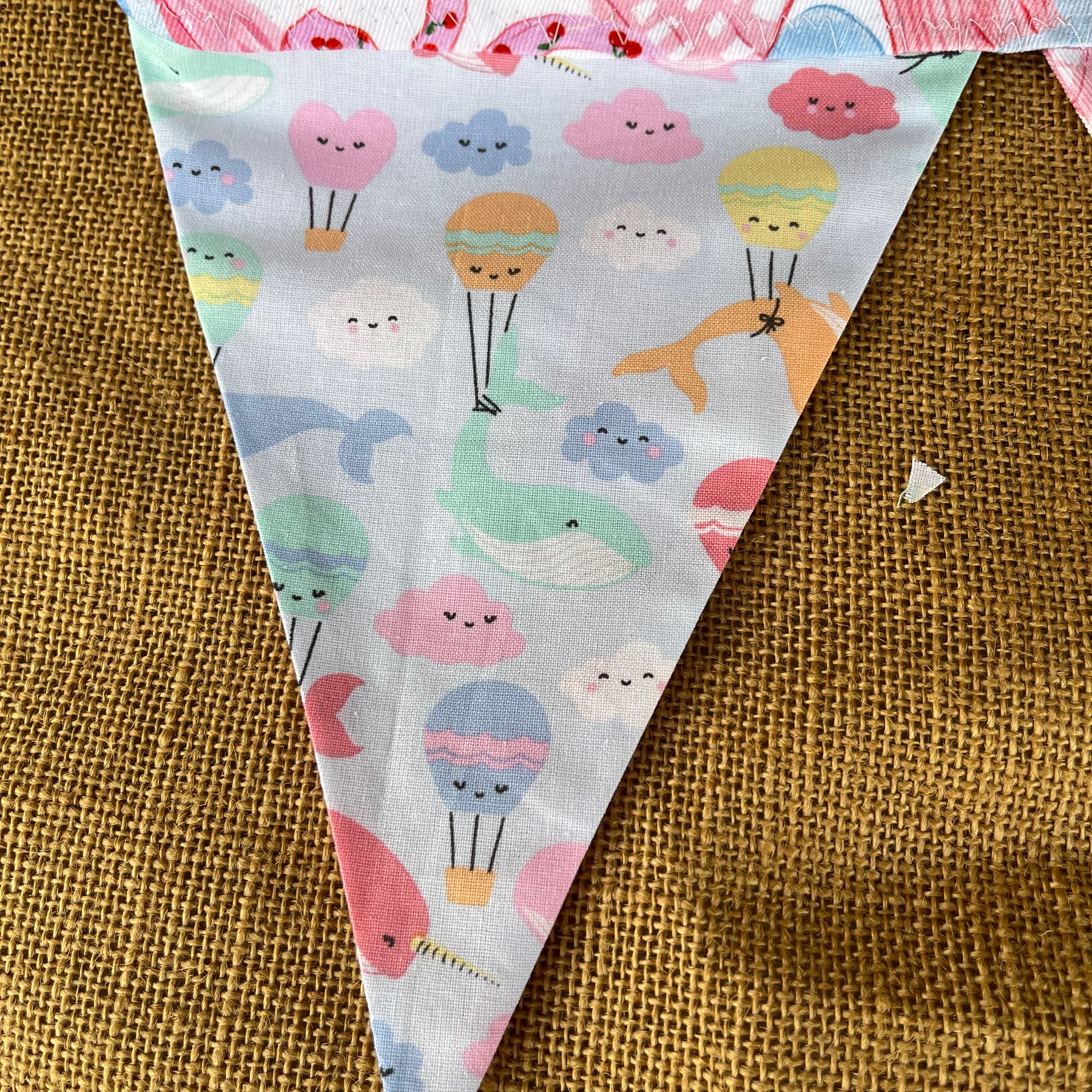 Baby | celebration bunting | 3m long | stripes | stars | spots