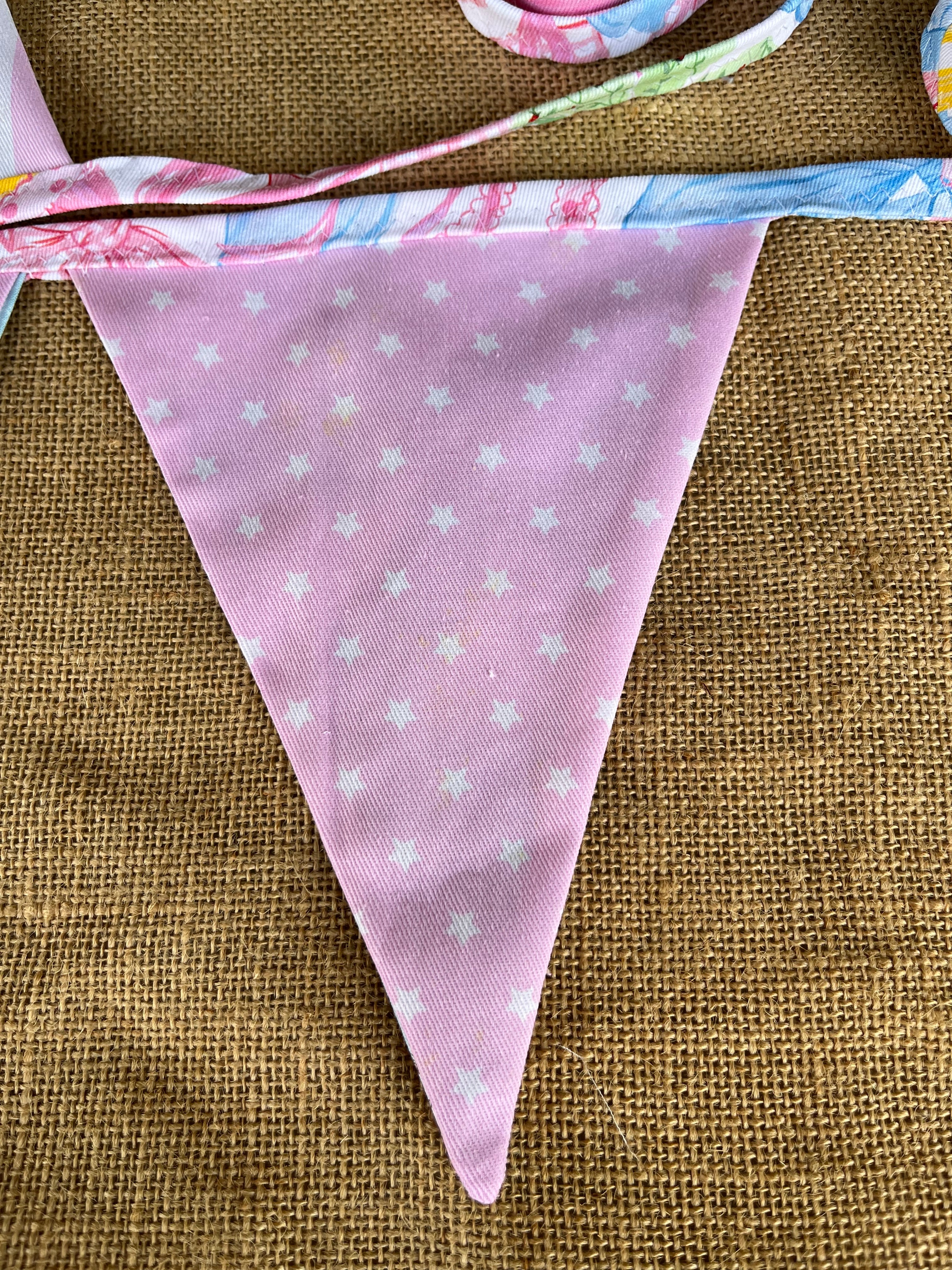 Baby | celebration bunting | 3m long | stripes | stars | spots