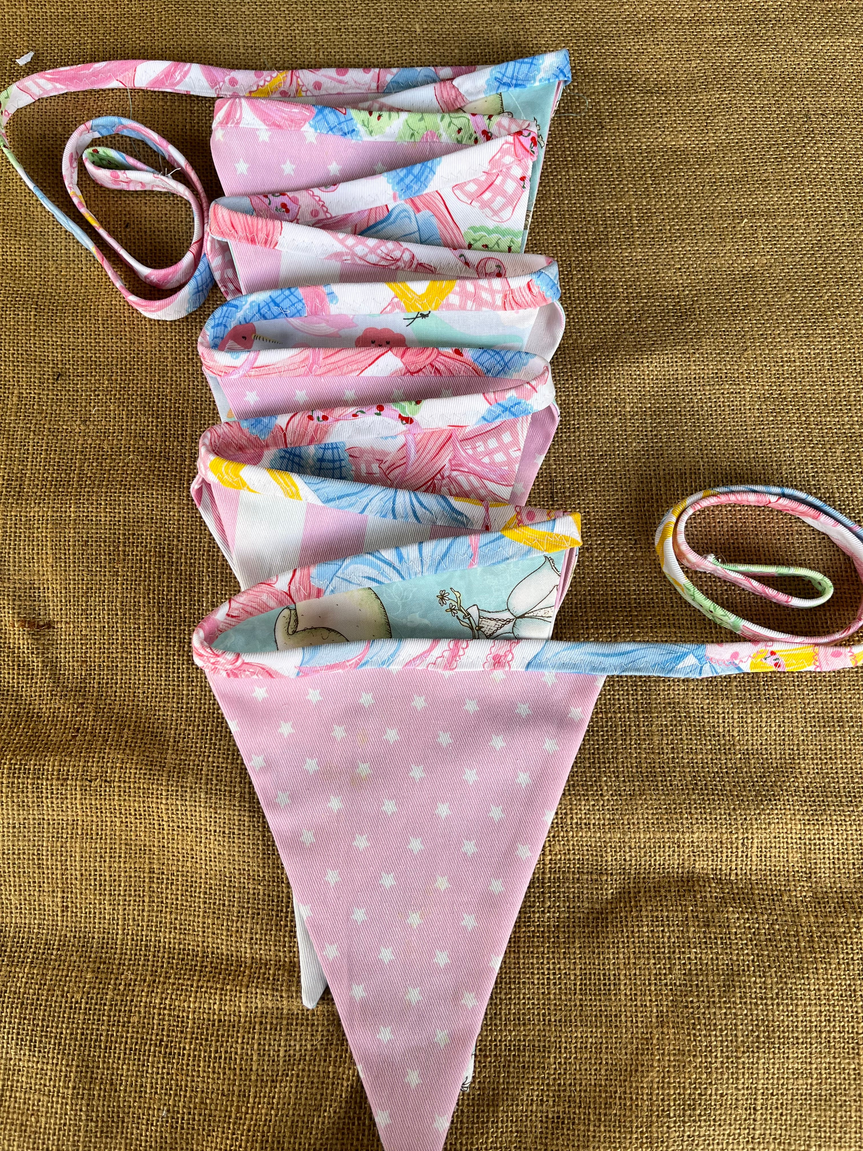 Baby | celebration bunting | 3m long | stripes | stars | spots