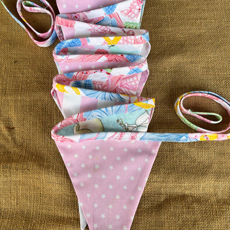 Baby | celebration bunting | 3m long | stripes | stars | spots