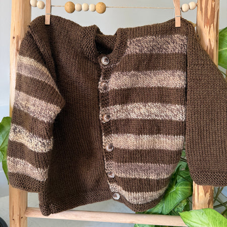 Brown Cardigan, 1-2 years
