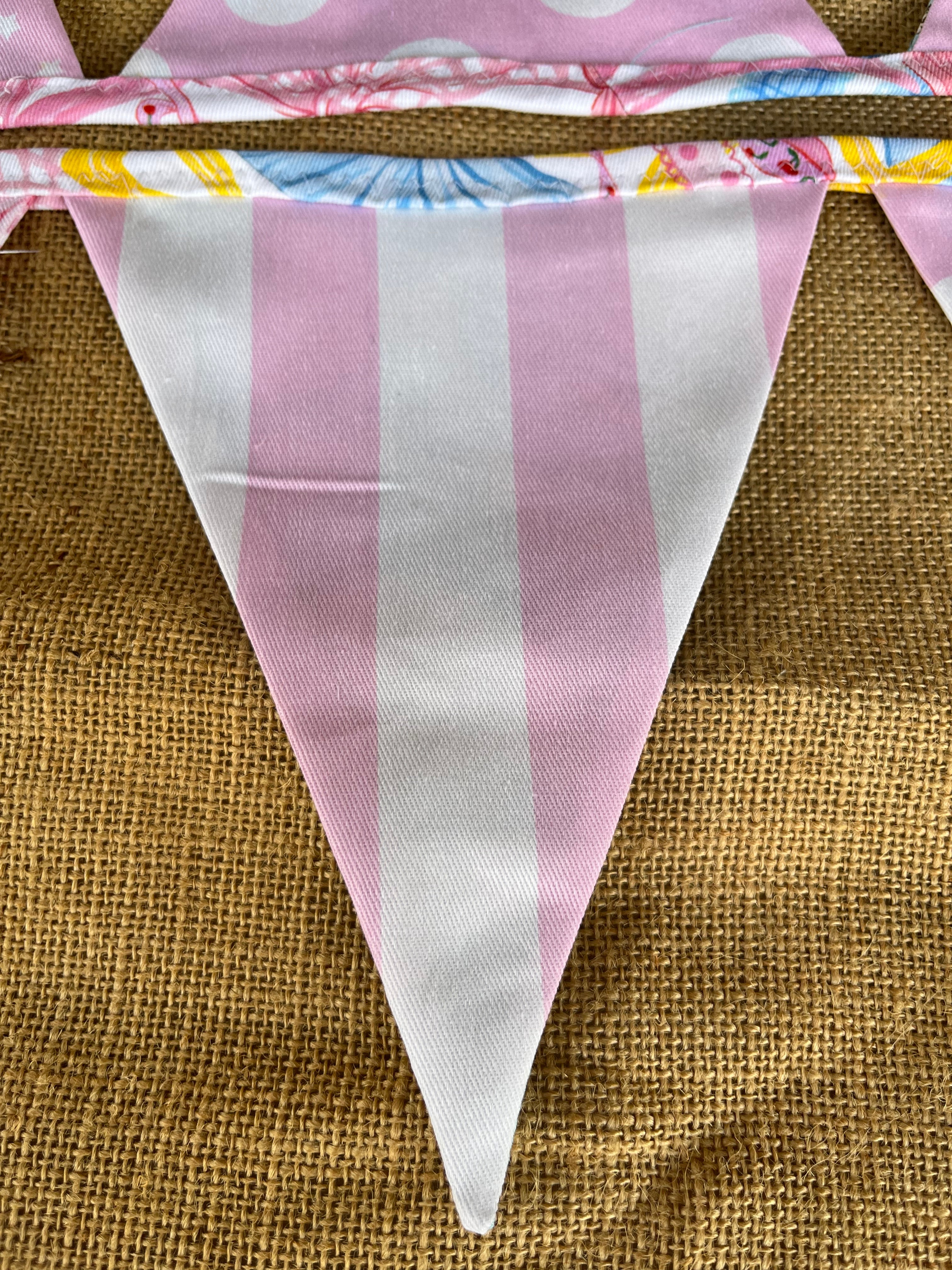 Baby | celebration bunting | 3m long | stripes | stars | spots