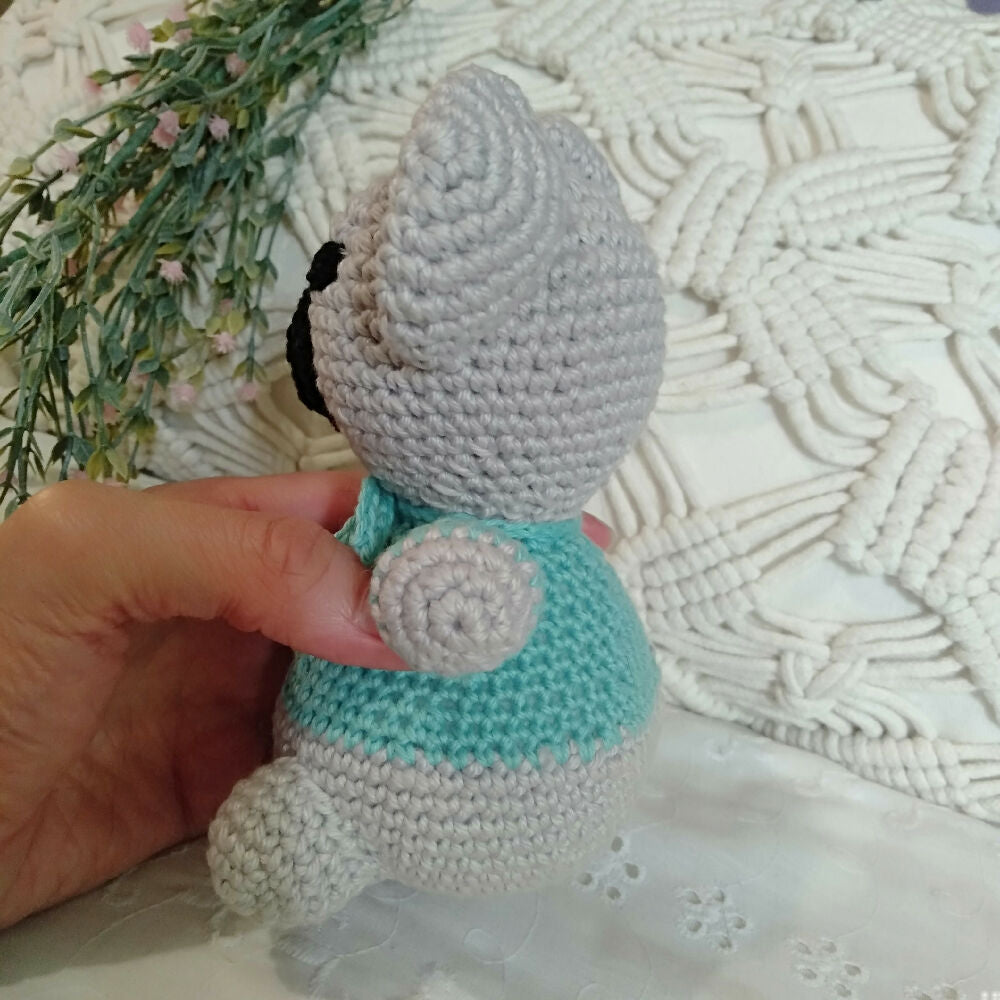 Crochet Koala Aqua 2