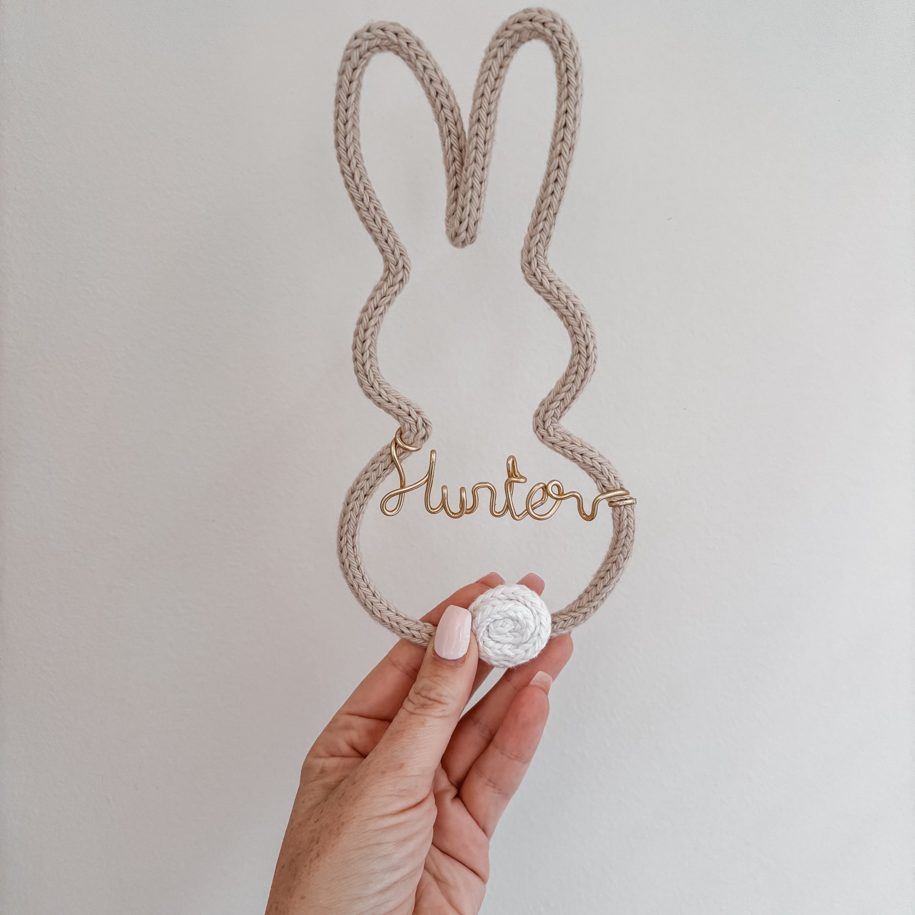 Knitted Bunny Customisable | Pick your Colour