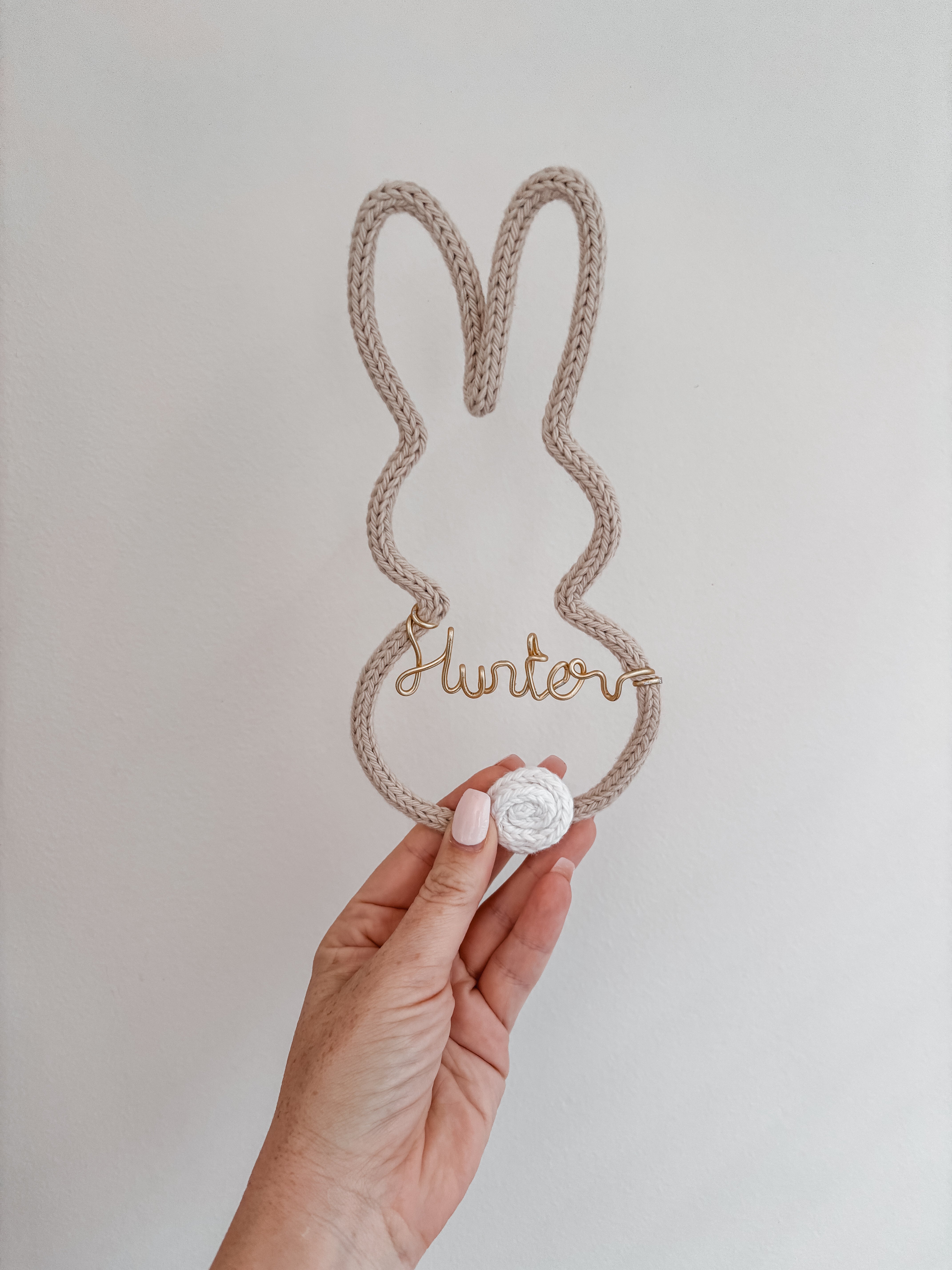 Knitted Bunny Customisable | Pick your Colour