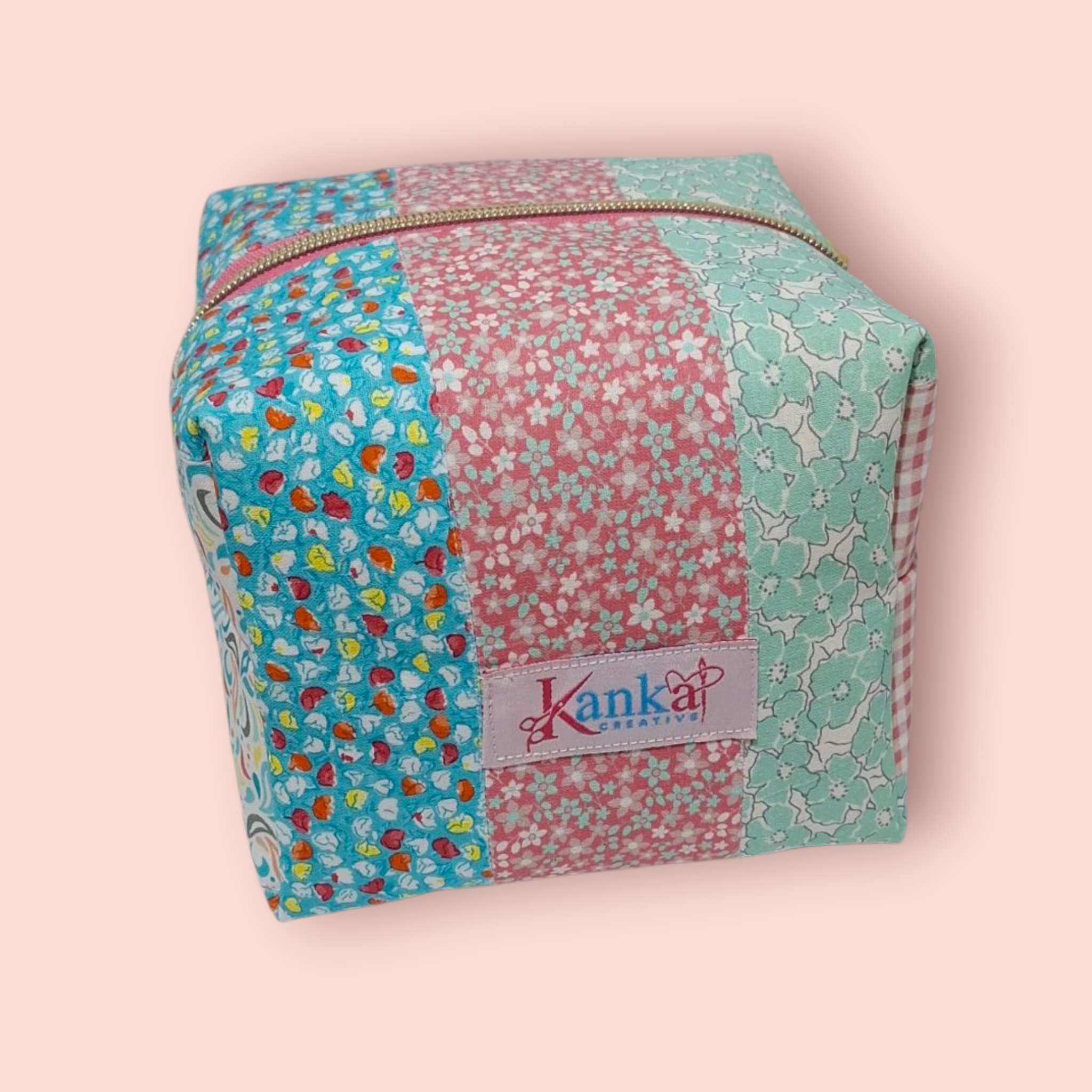 Asia Quilted Make Up Bag