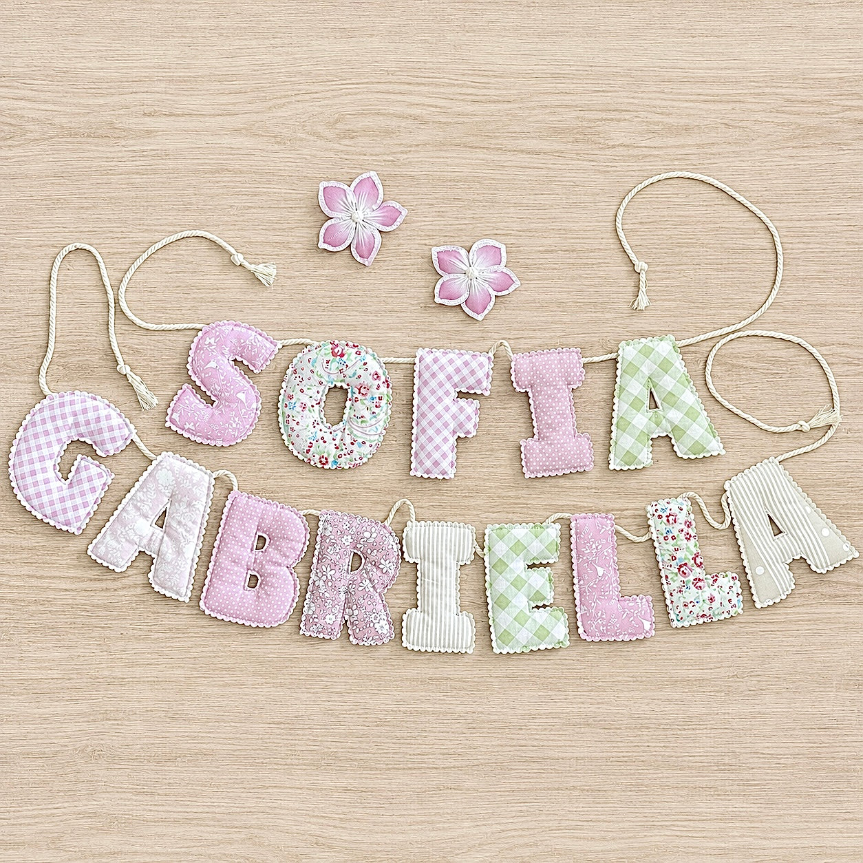 Personalised Handmade Bunting – Custom Name Banner