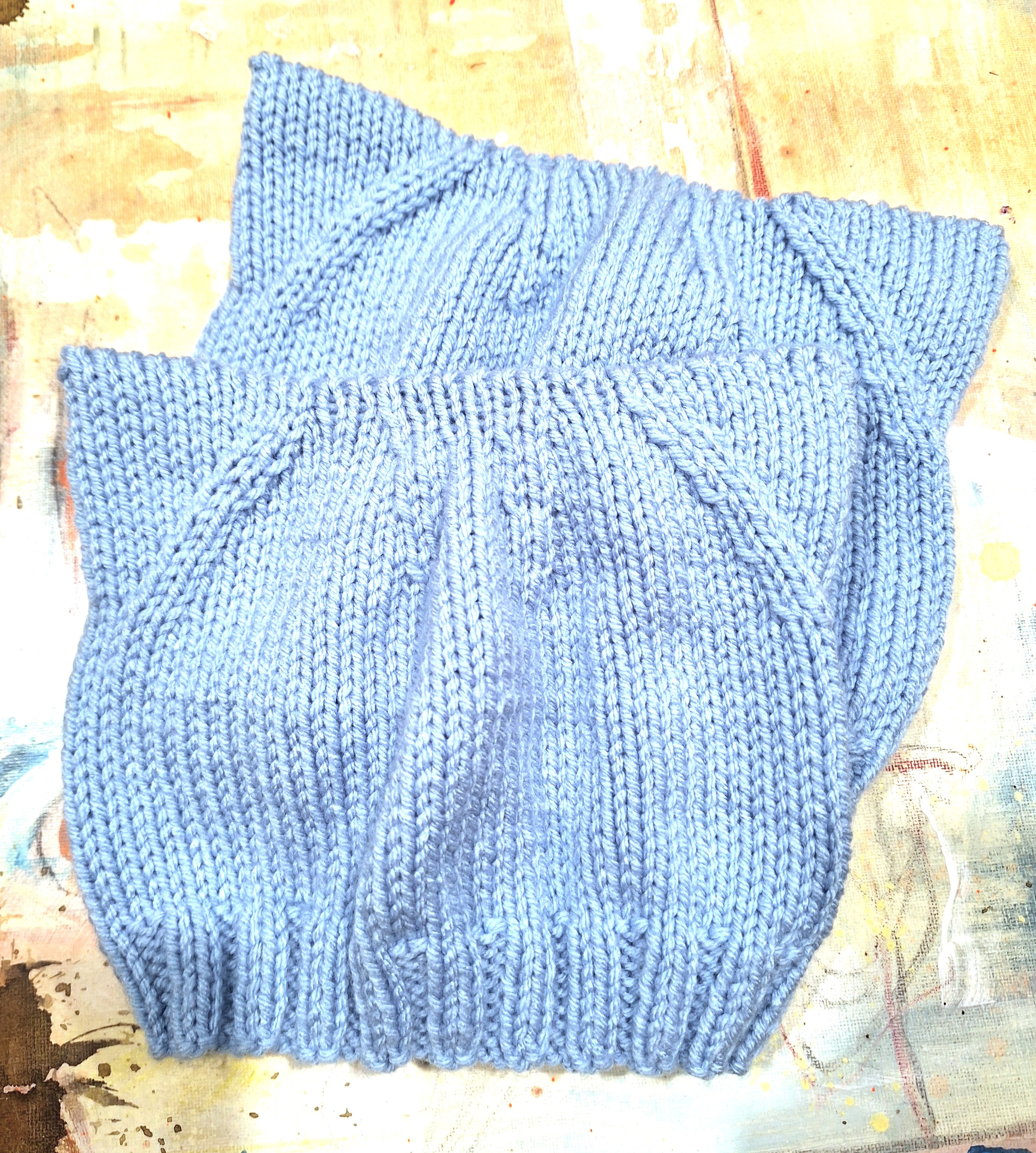 Handknitted Baby 'Cat' Beanie Sz 1-2 yrs