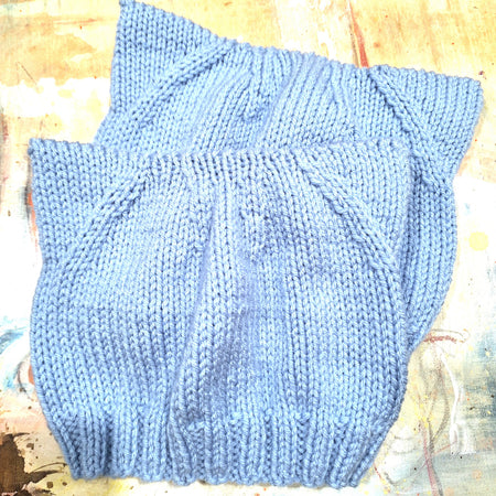 Handknitted Baby 'Cat' Beanie Sz 1-2 yrs