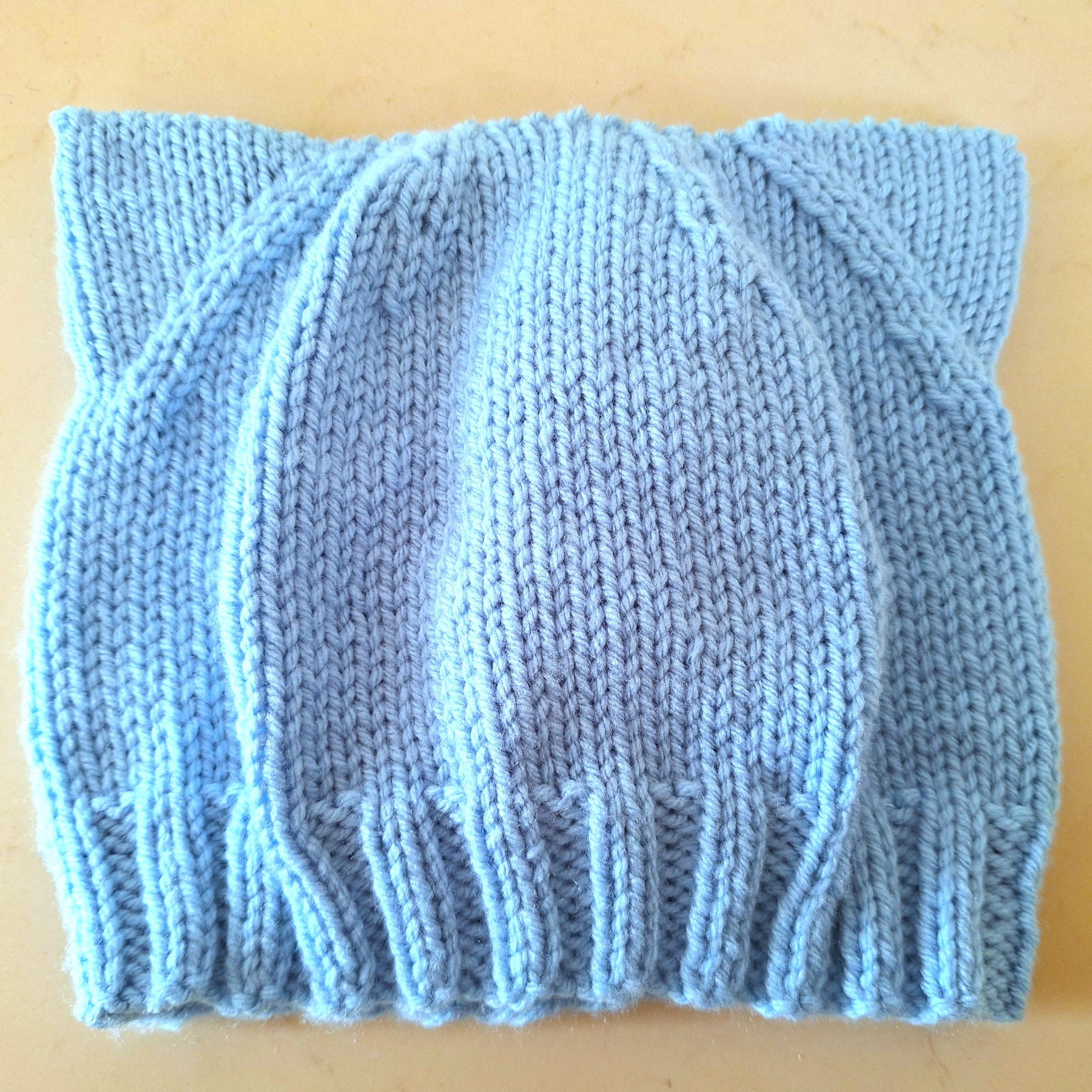 Handknitted Kids' 'Cat' Beanie Sz 5-8 yrs