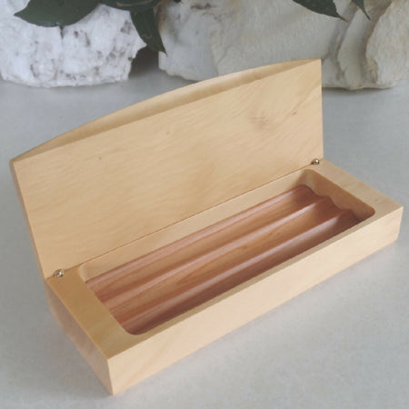 Pen Box or Keepsake Box with Pen Tray- Huon Pine